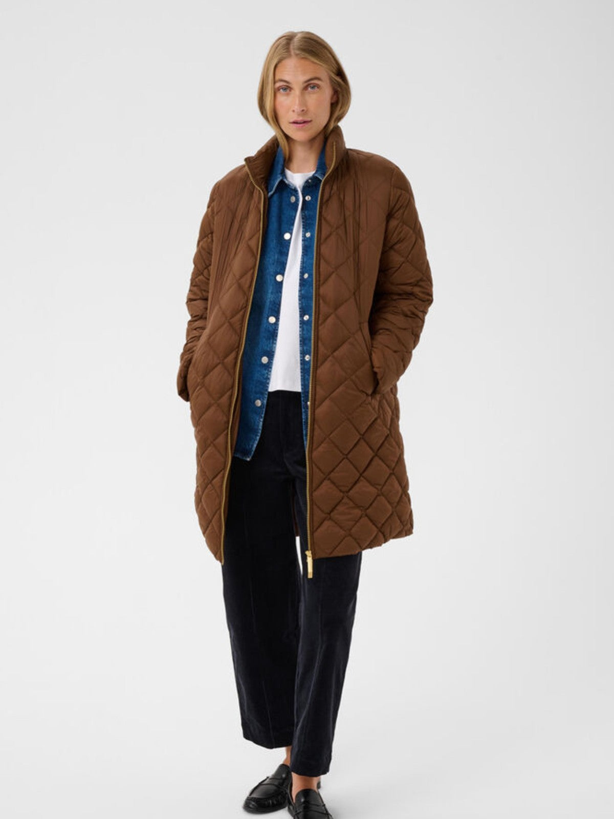 Olilana Downtown Brown Coat