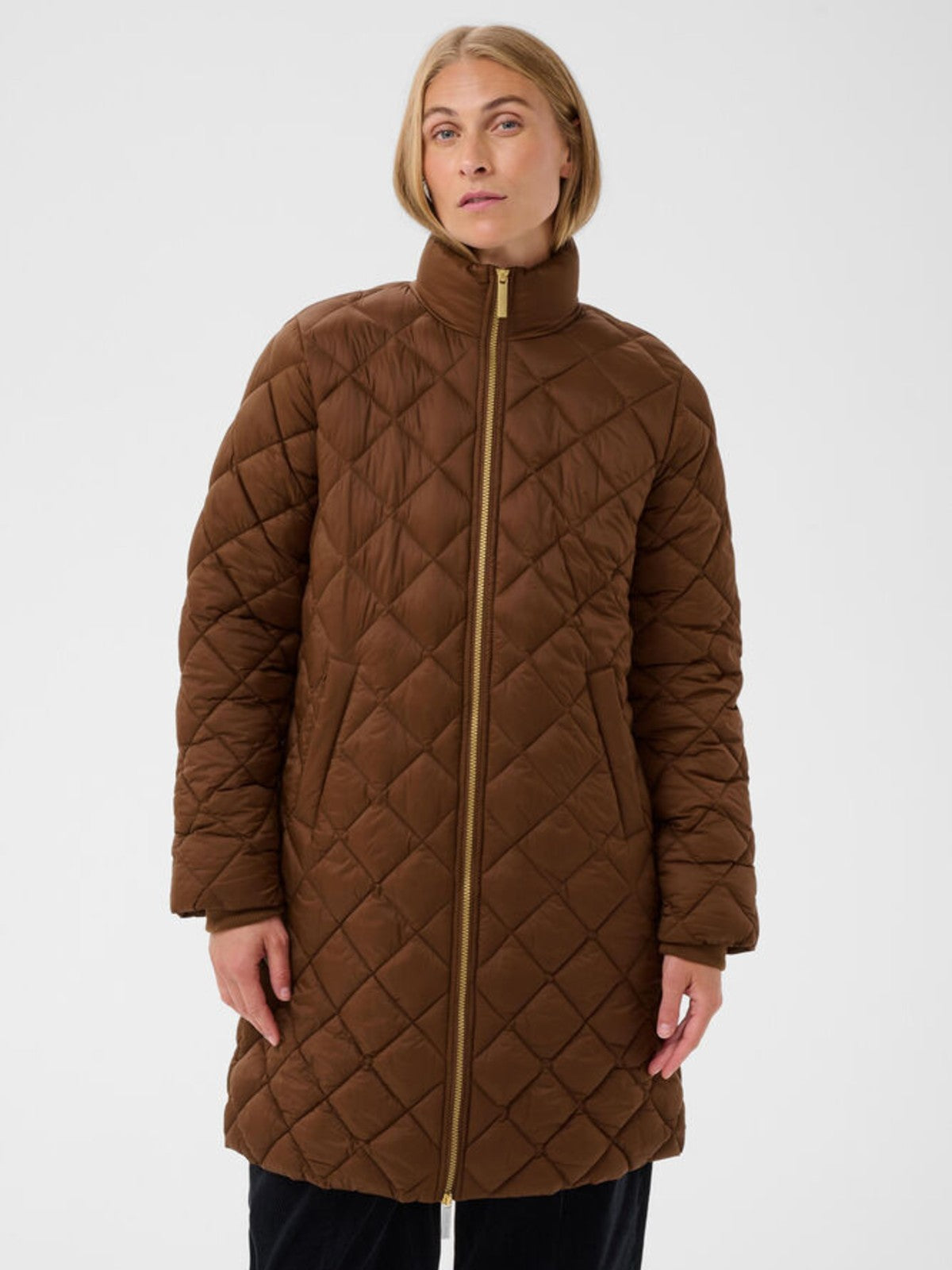Olilana Downtown Brown Coat