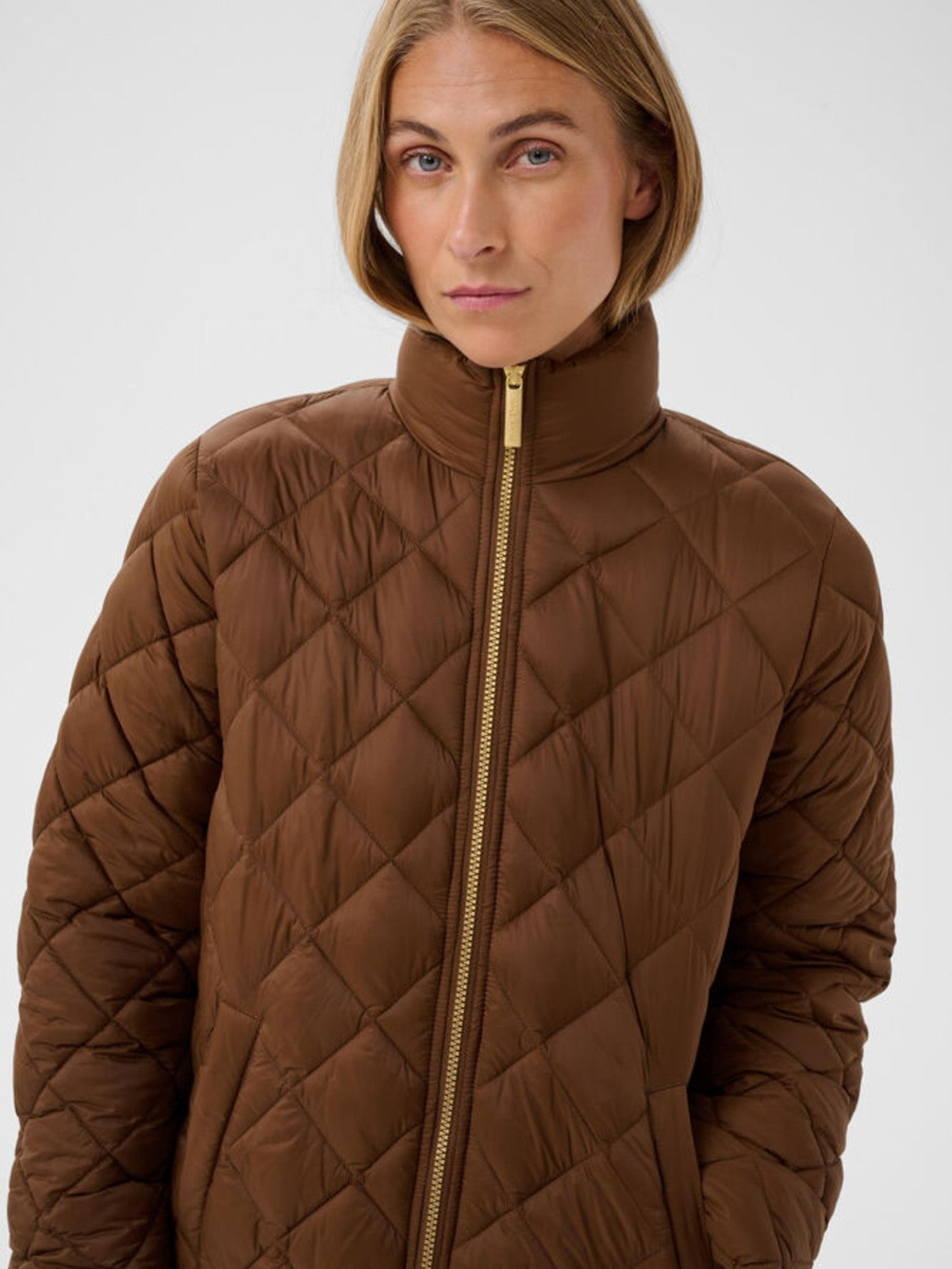 Olilana Downtown Brown Coat