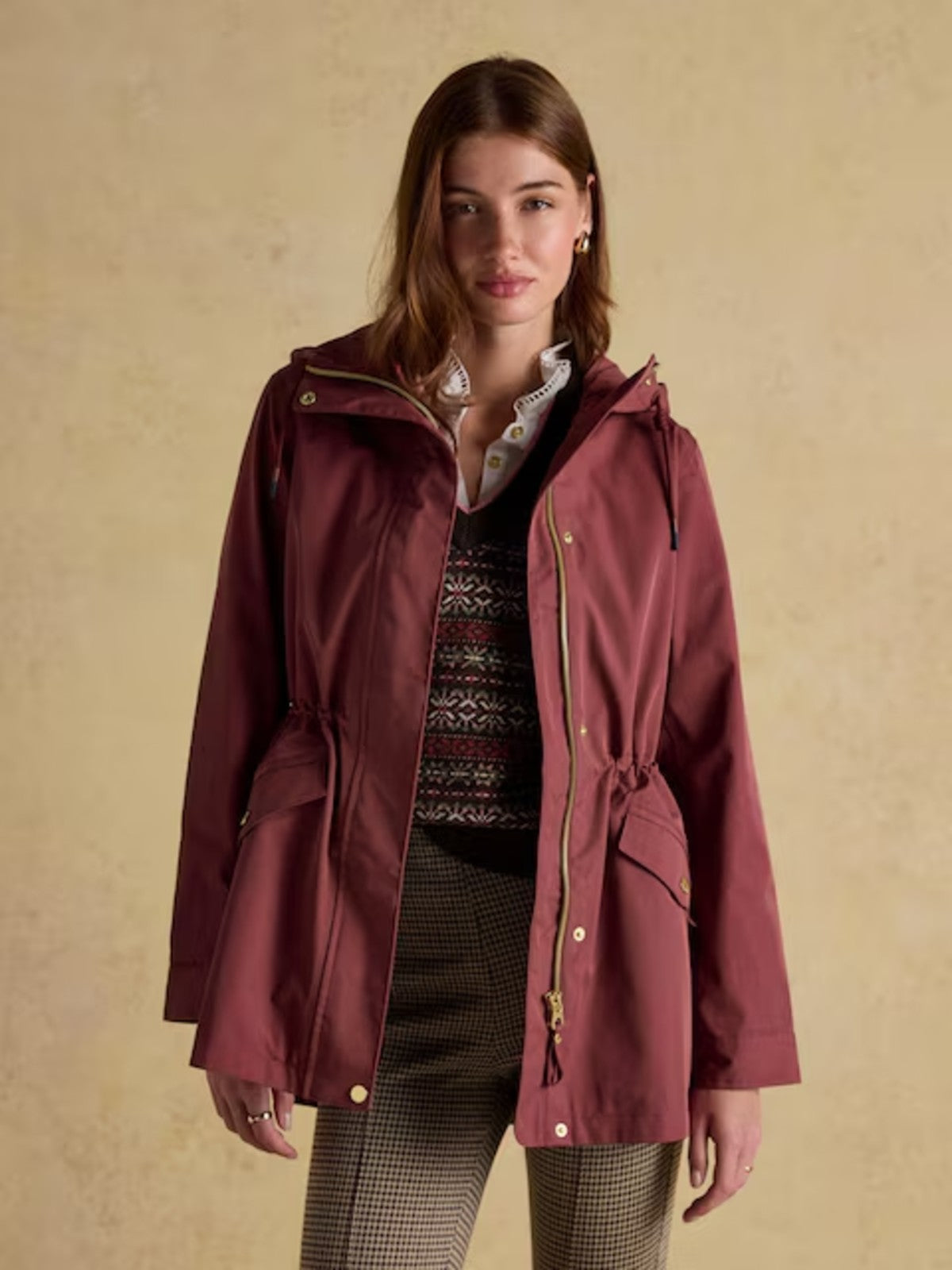 Portwell Burgundy Coat