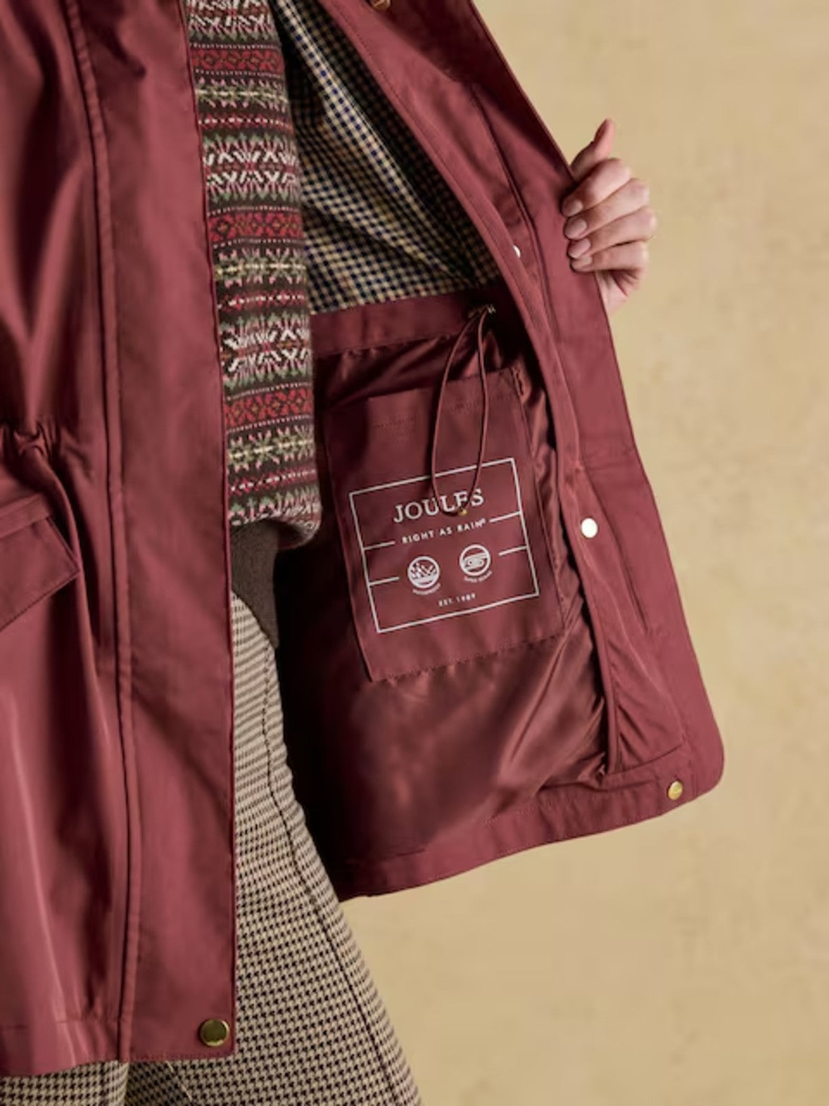 Portwell Burgundy Coat