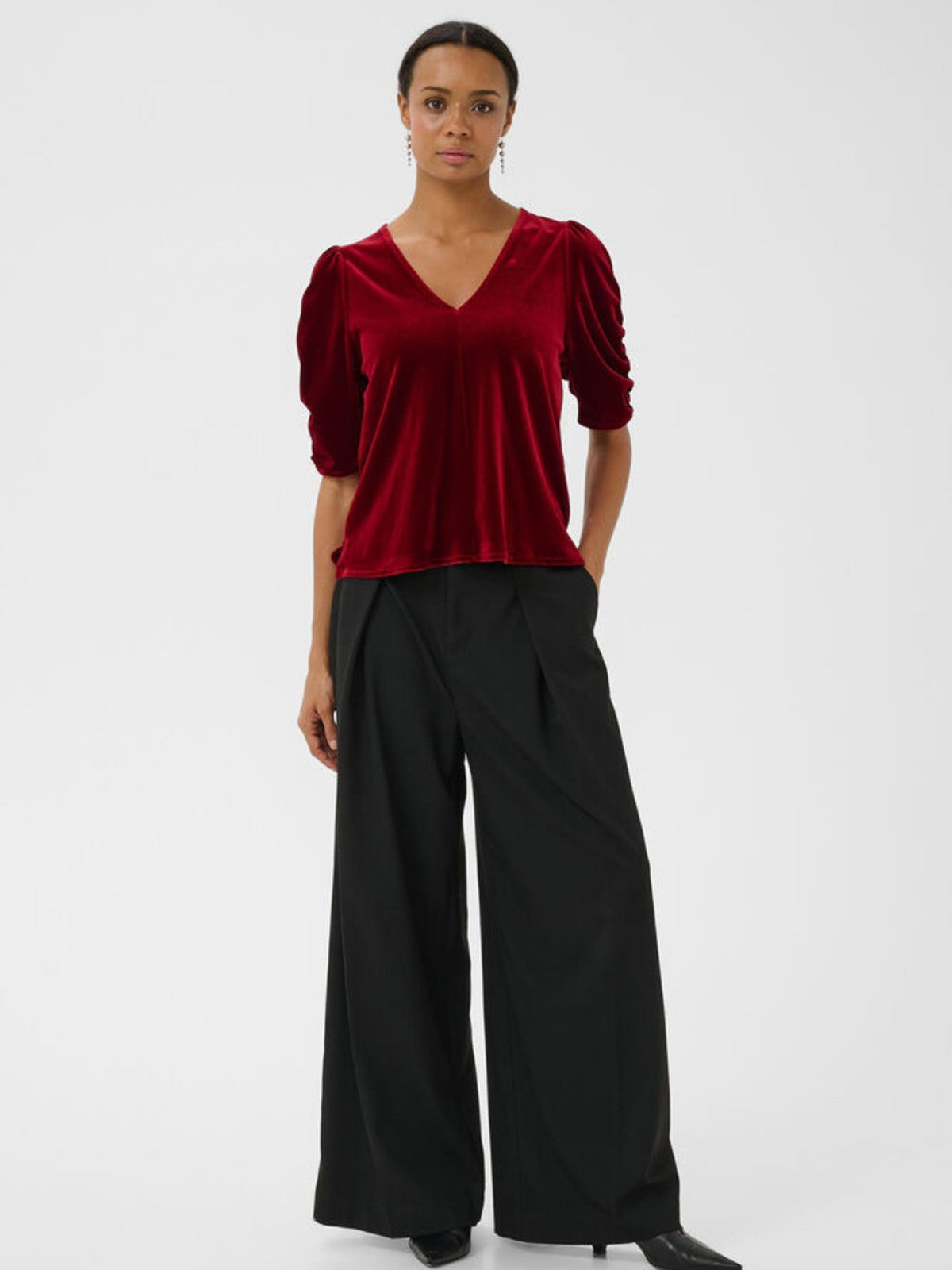 Valeriia Red Blouse