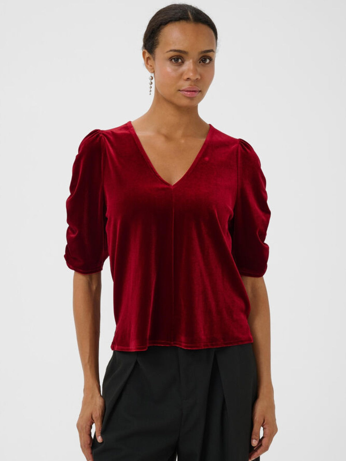 Valeriia Red Blouse