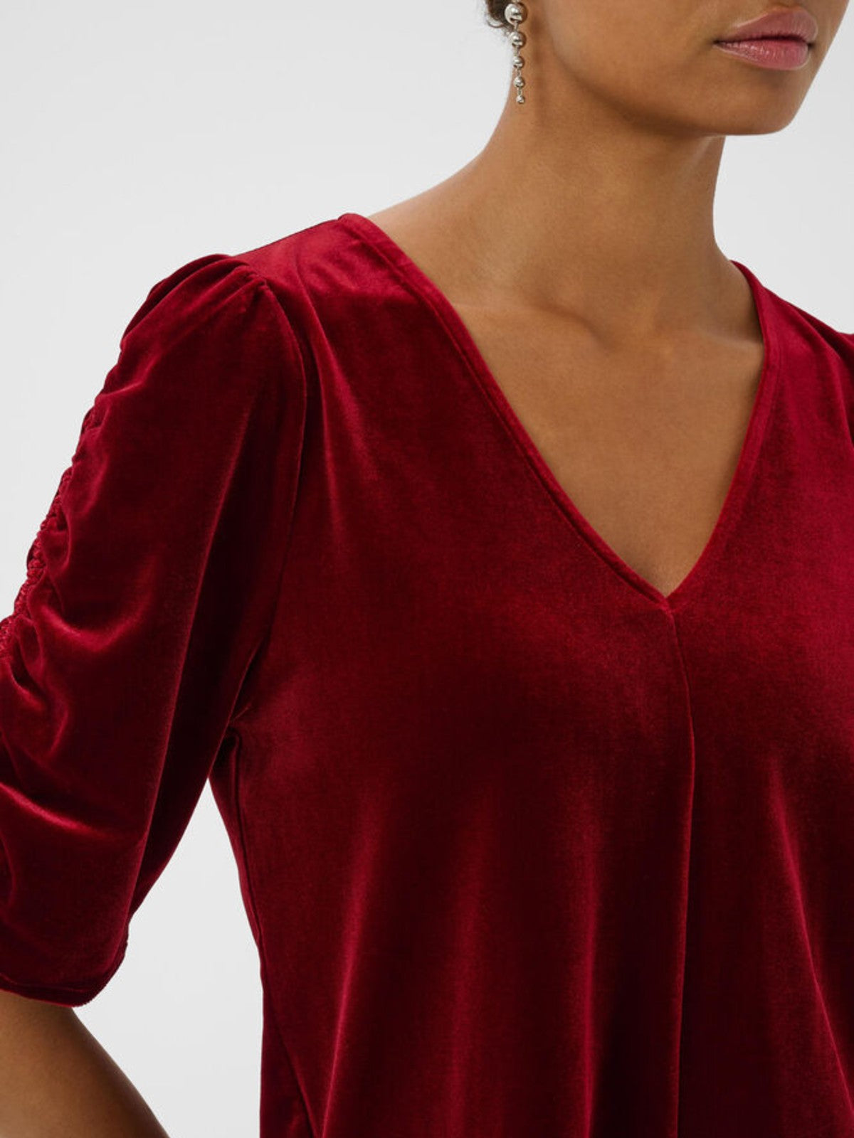 Valeriia Red Blouse