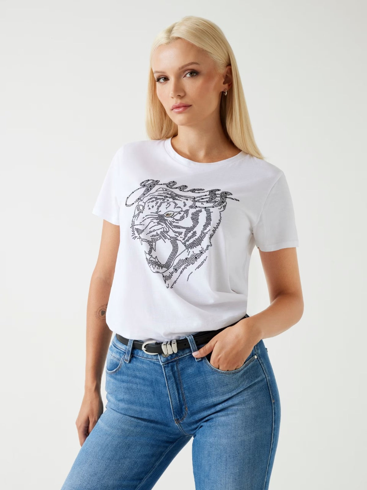 Rhinestone Logo Tee