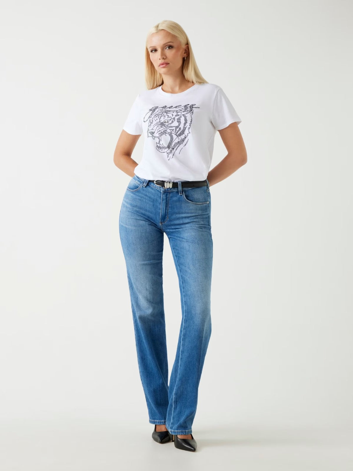 Rhinestone Logo Tee
