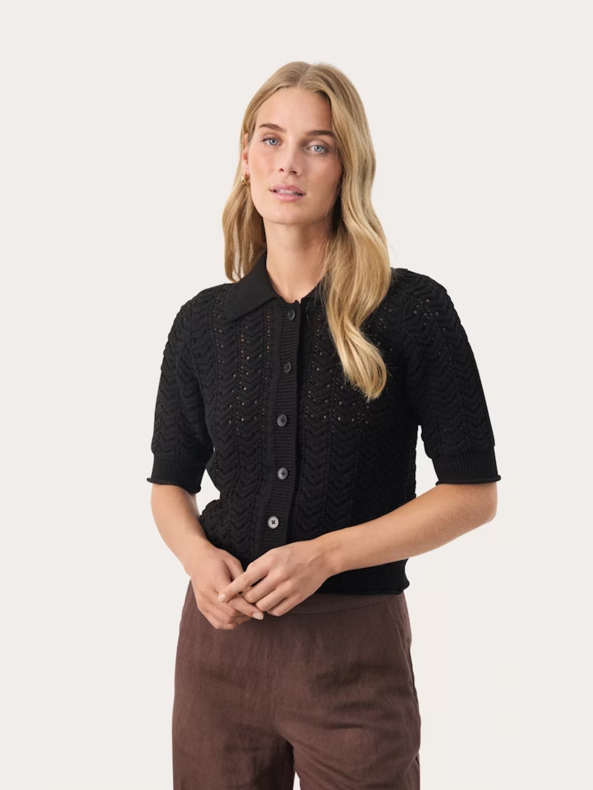 Rhoda Black Cardigan