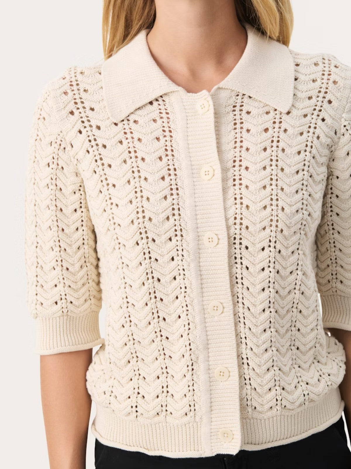 Rhoda Beige Cardigan