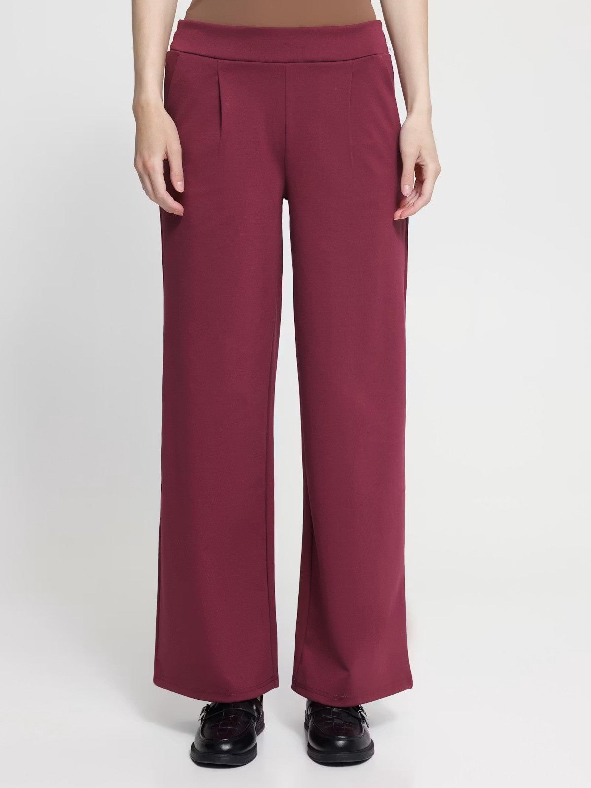 Kate Rhododendron Wide Leg Pants