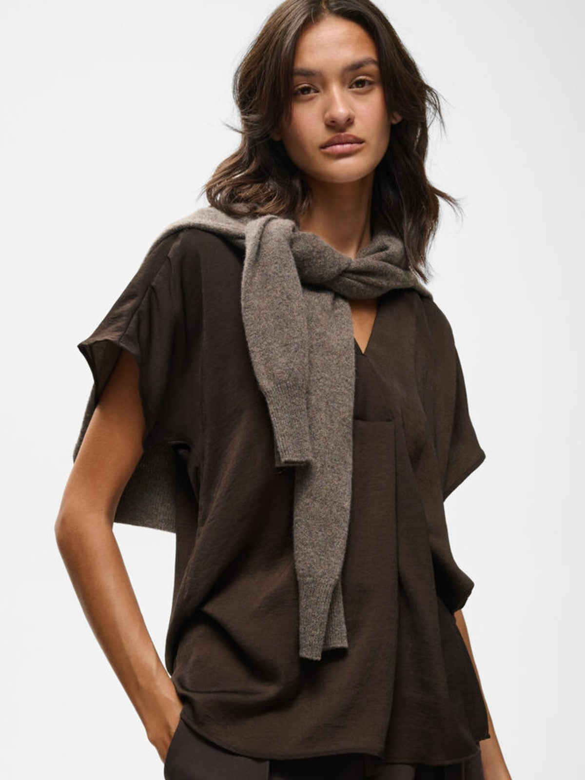 Rindal Brown Top