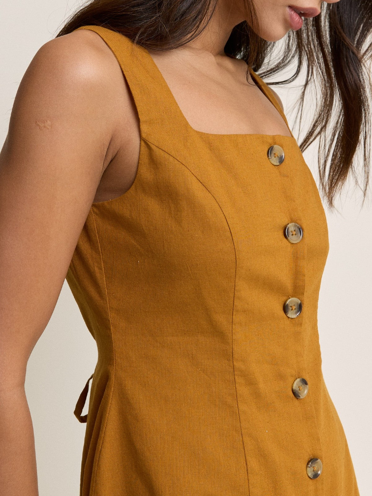 Rosie Mustard Dress