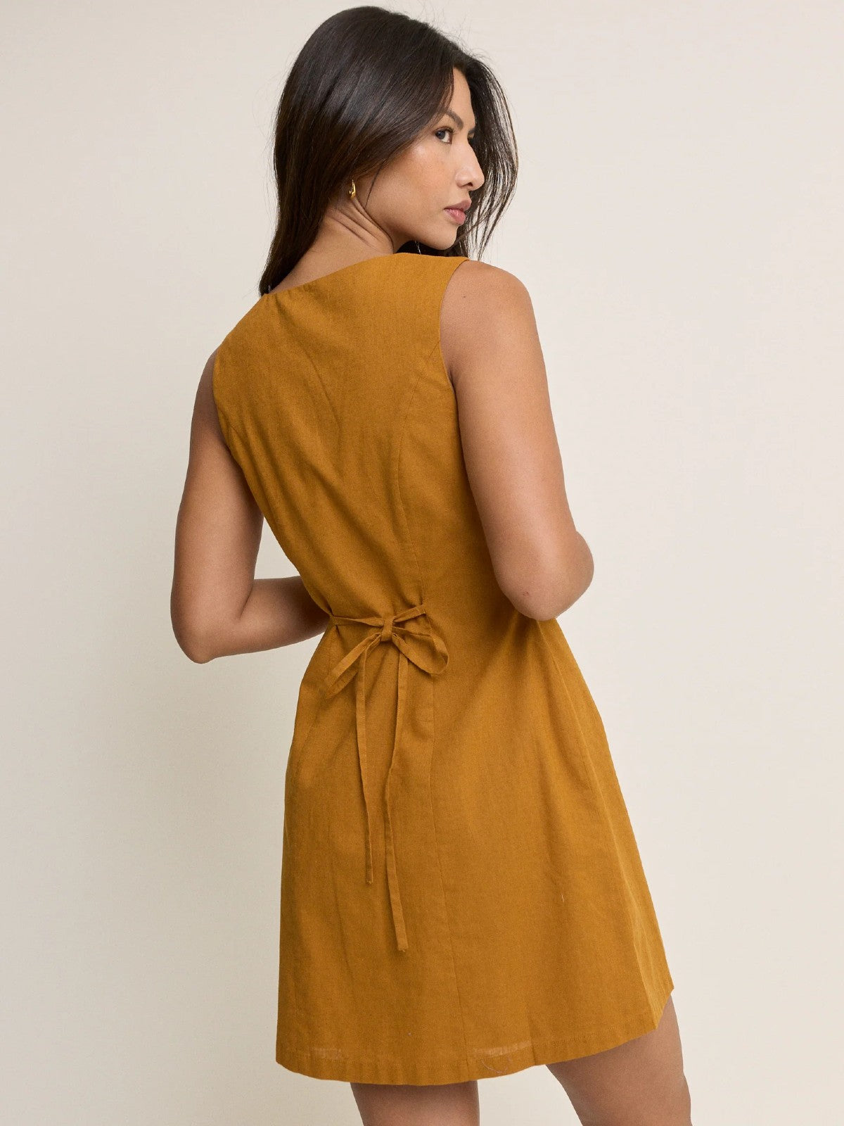 Rosie Mustard Dress
