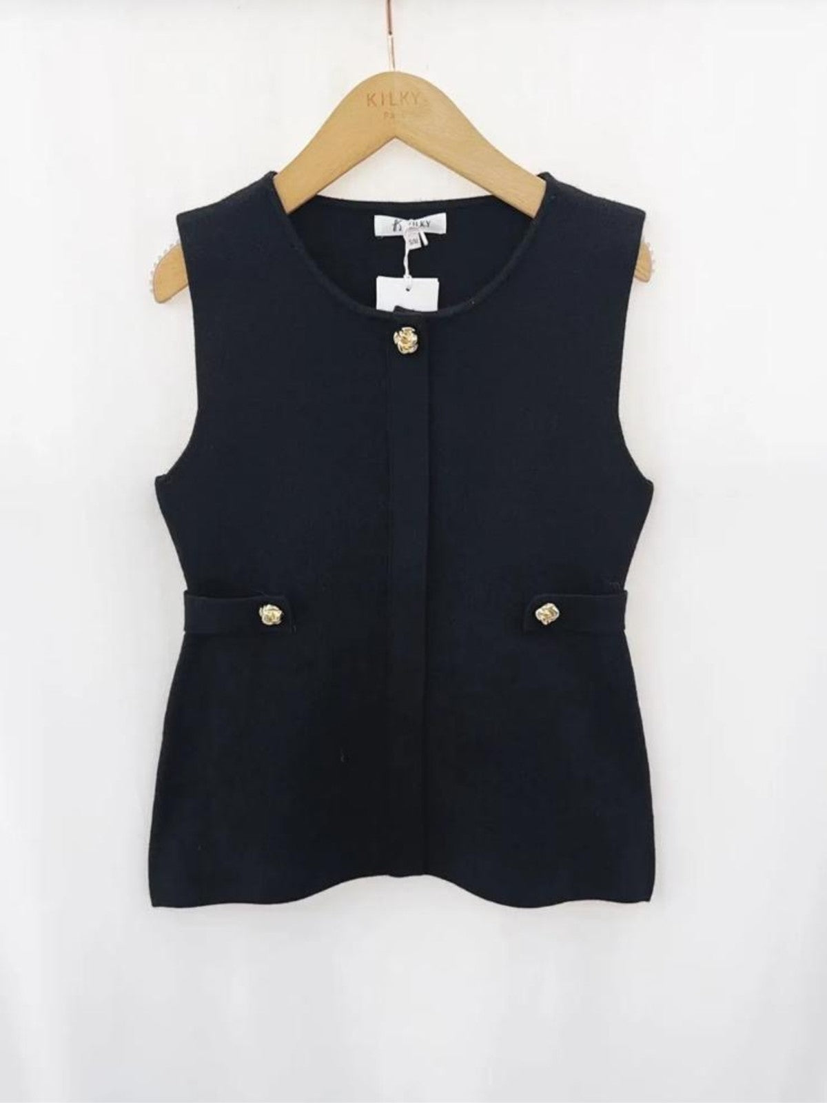 Sahara Black Vest