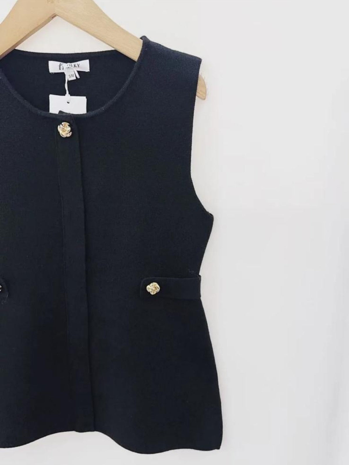 Sahara Black Vest