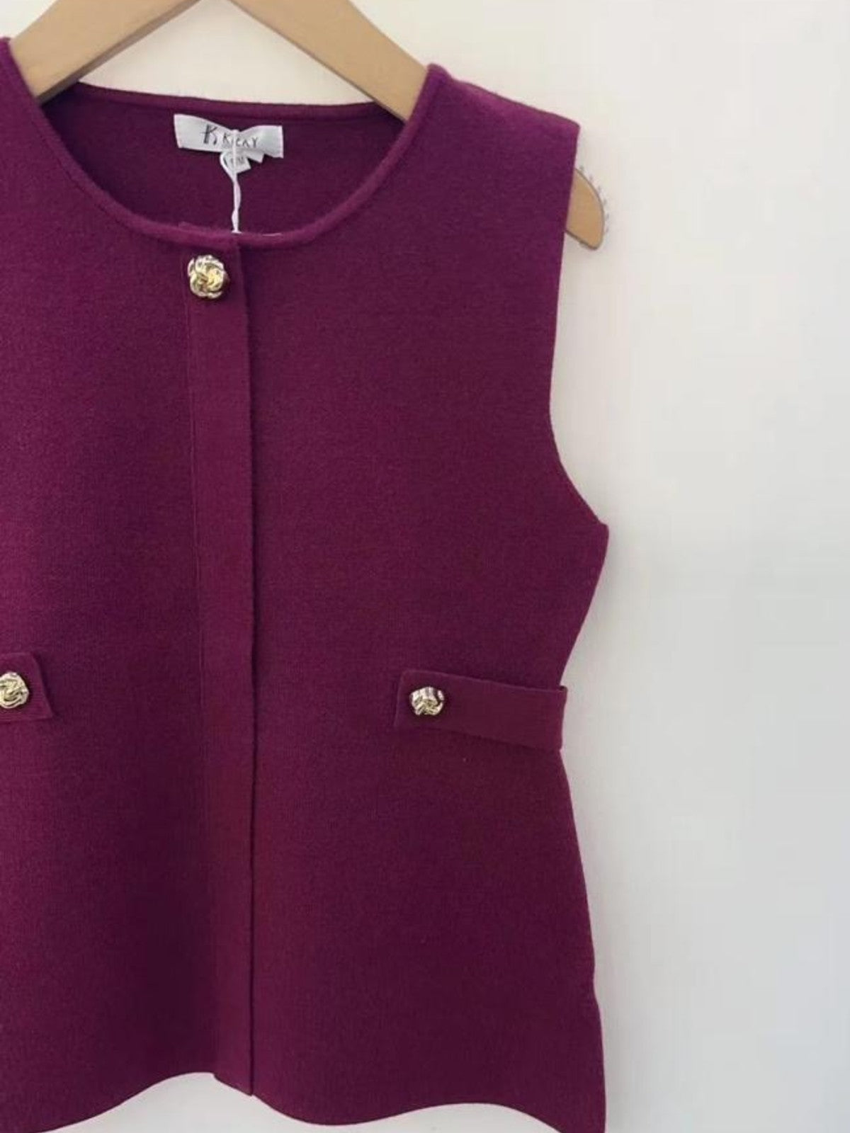 Sahara Burgundy Vest
