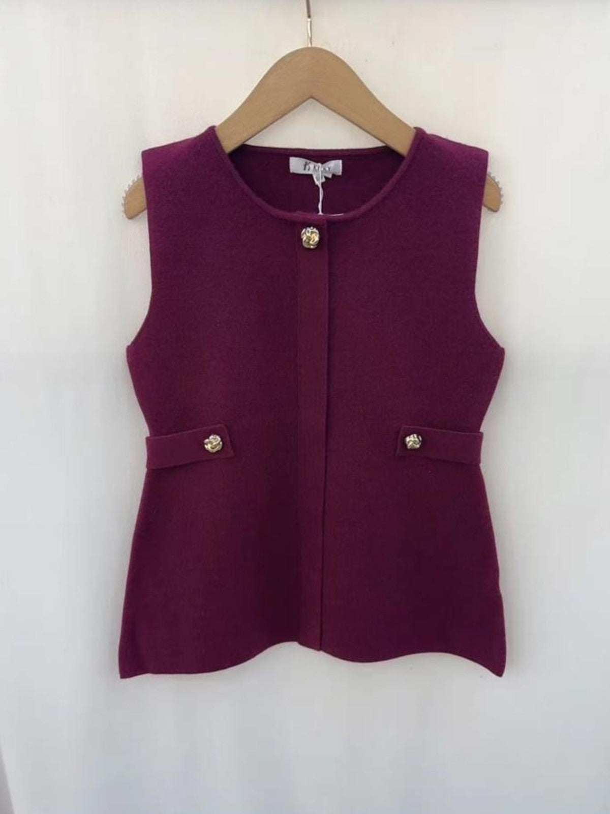 Sahara Burgundy Vest