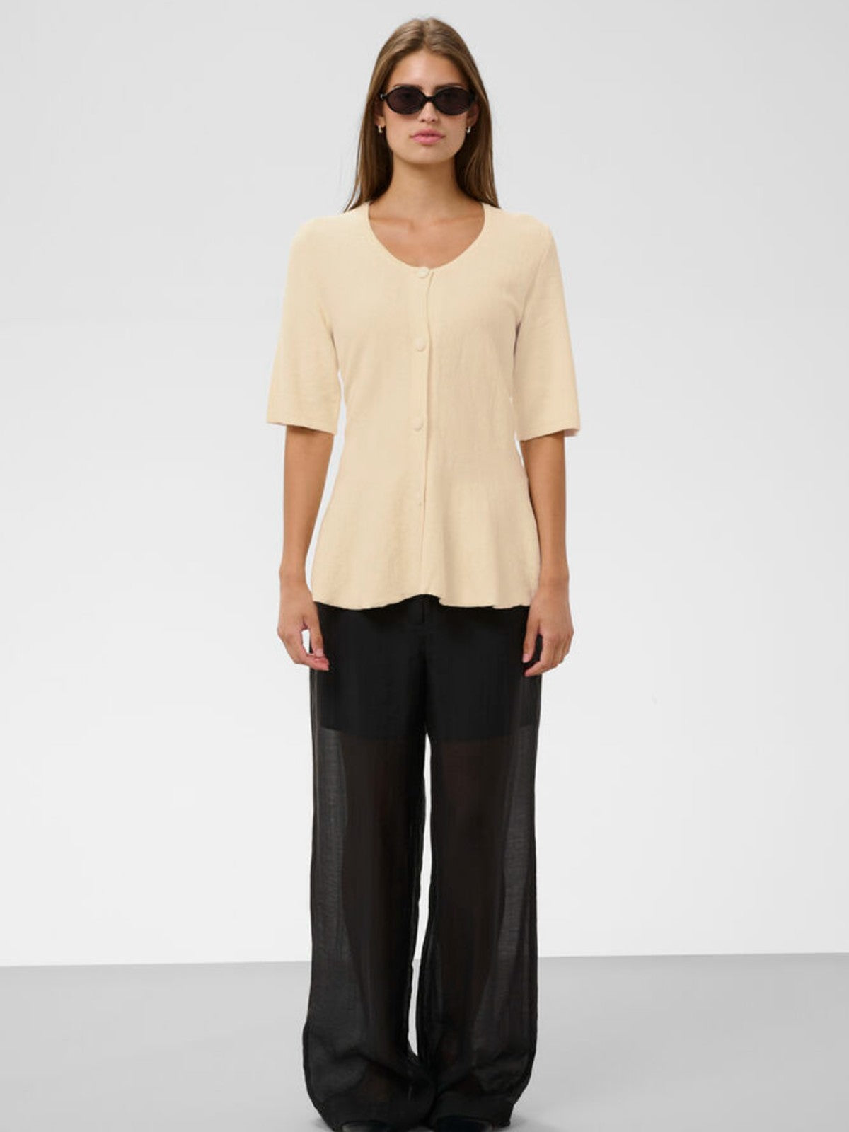 Sanja Peplum Cardigan
