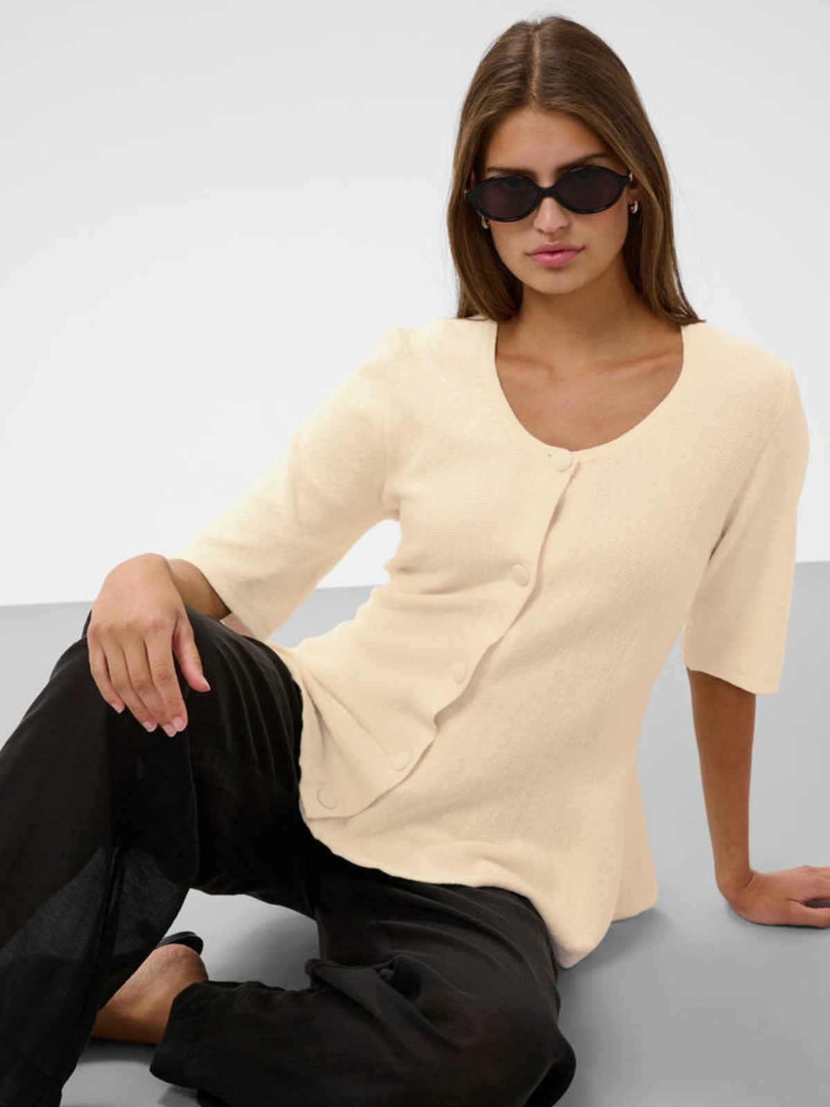 Sanja Peplum Cardigan
