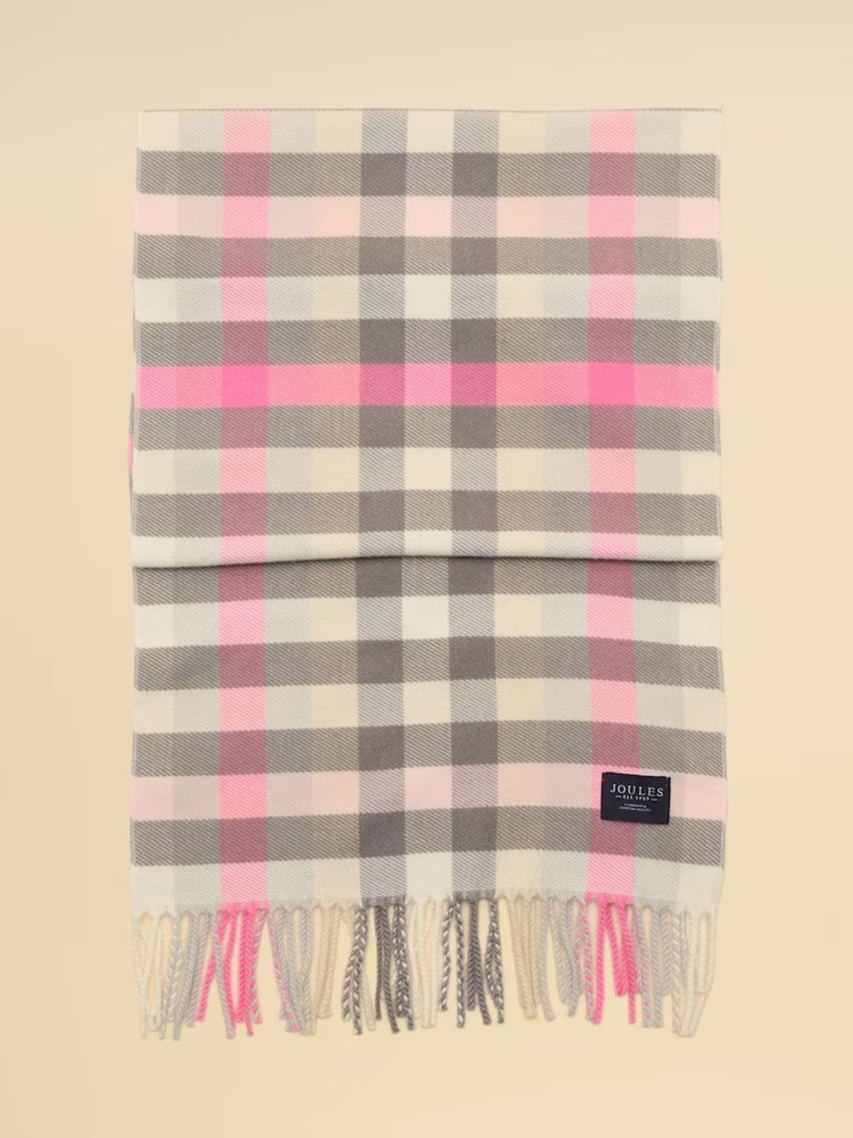 Langtree Pink & Grey Scarf