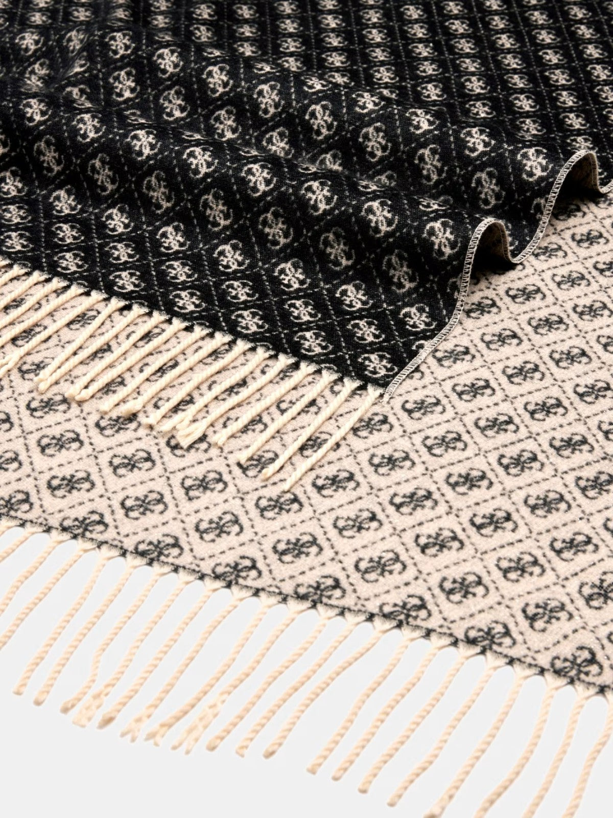 Black 4G Logo Scarf