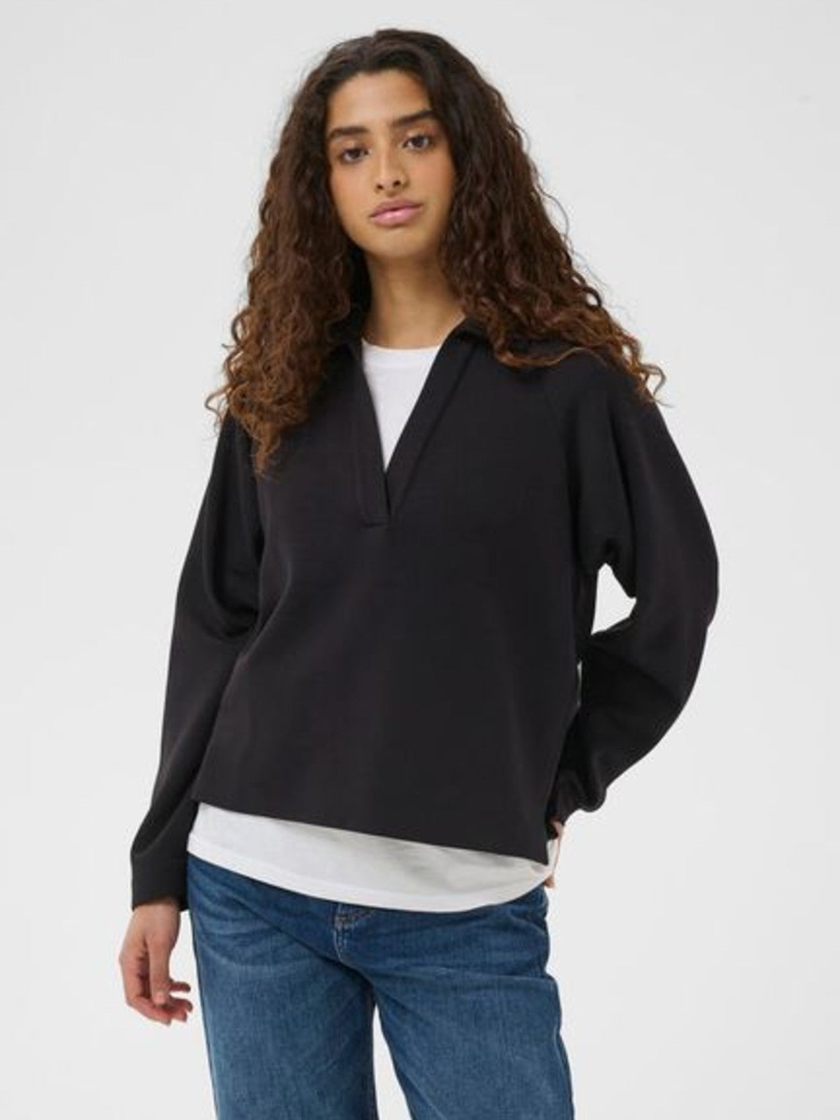 Simiw Vincent Black Polo