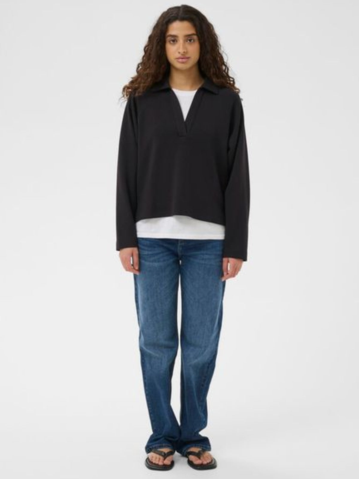 Simiw Vincent Black Polo