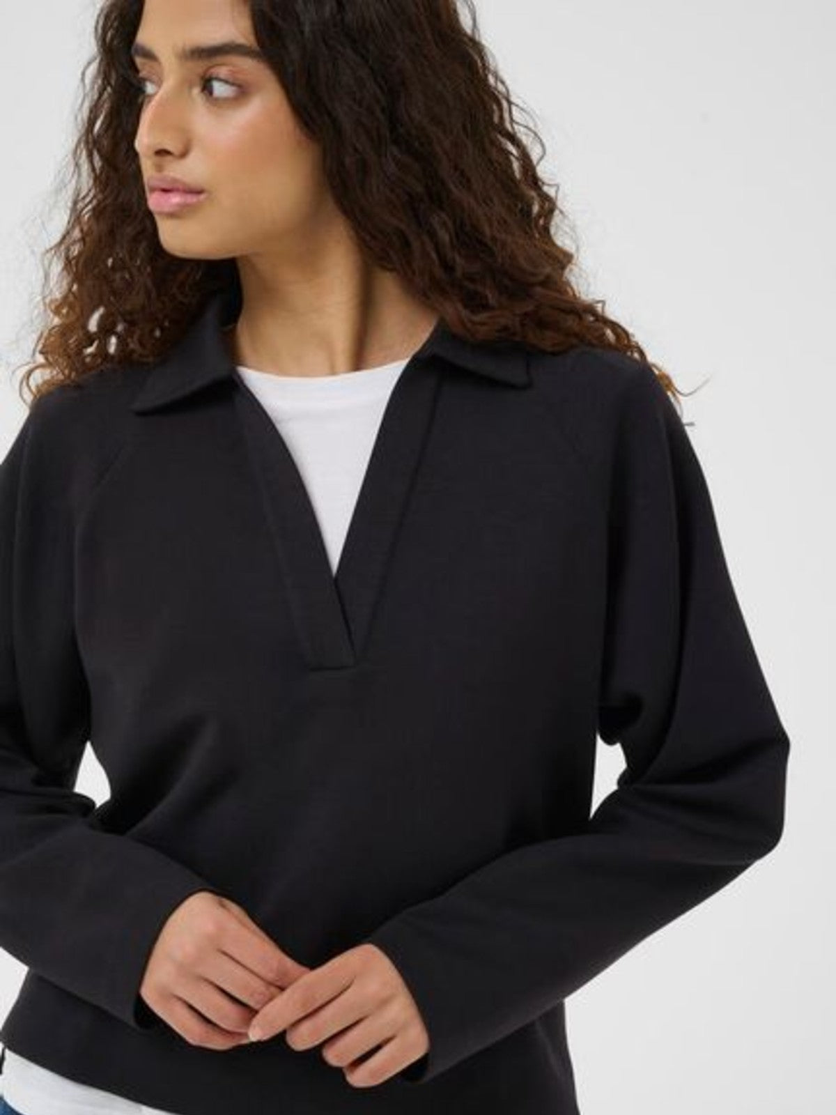 Simiw Vincent Black Polo