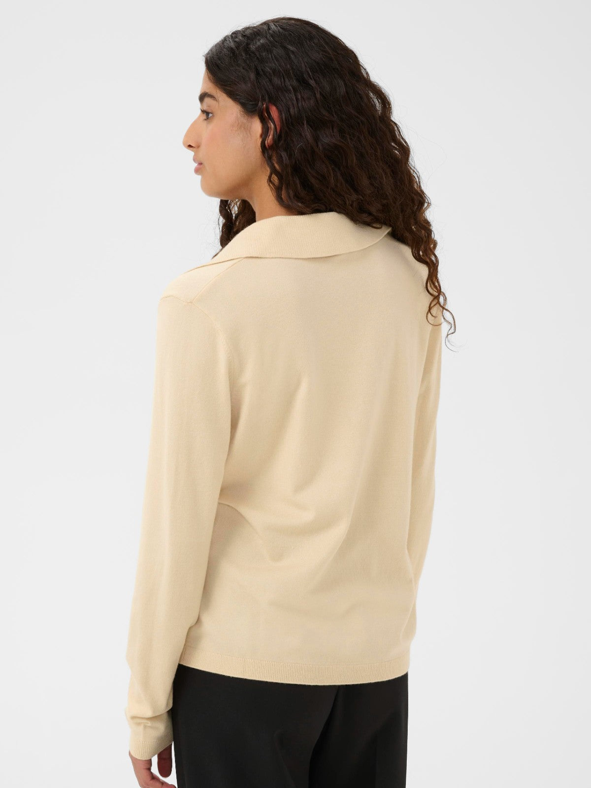 Spina Polo Cream Pullover