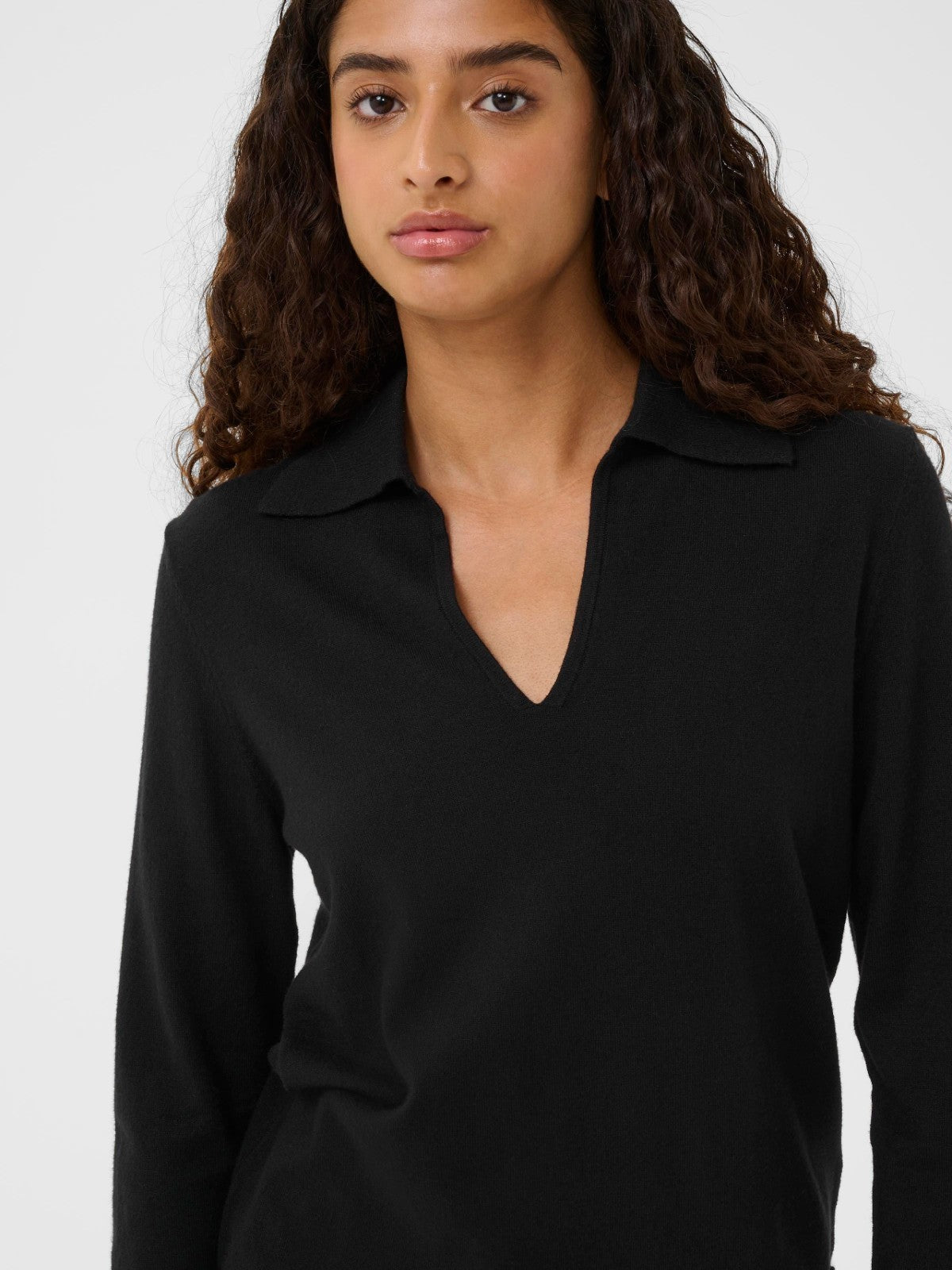 Spina Polo Black Pullover