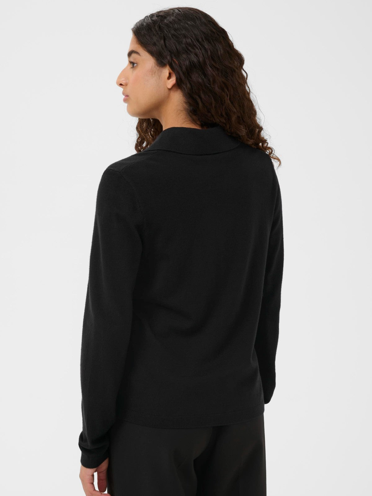 Spina Polo Black Pullover