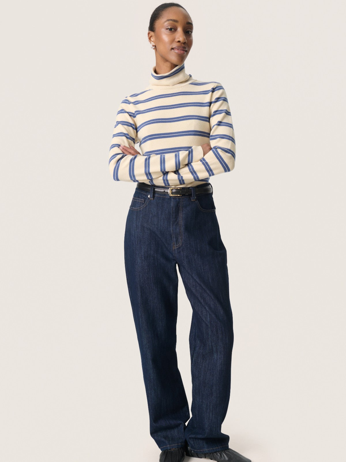 Spina Striped Rollneck