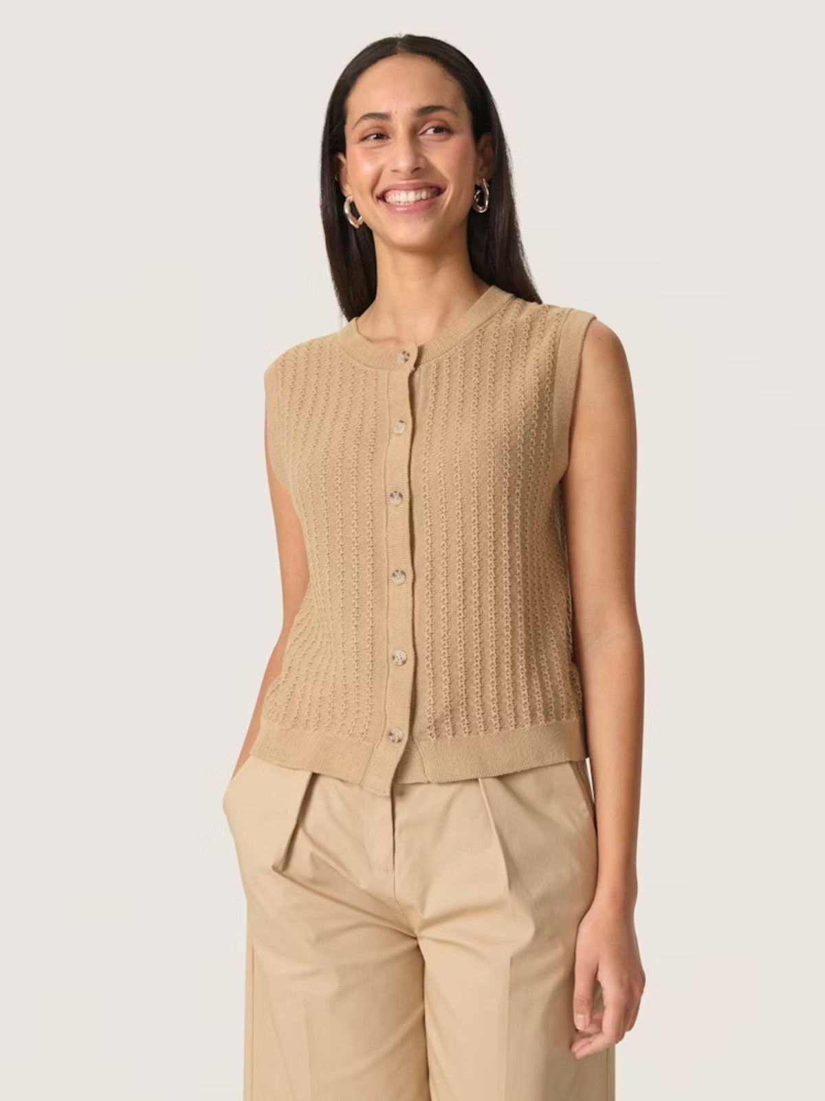 Susanna Beige Vest