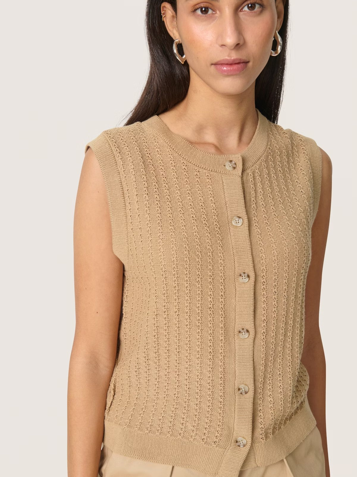 Susanna Beige Vest