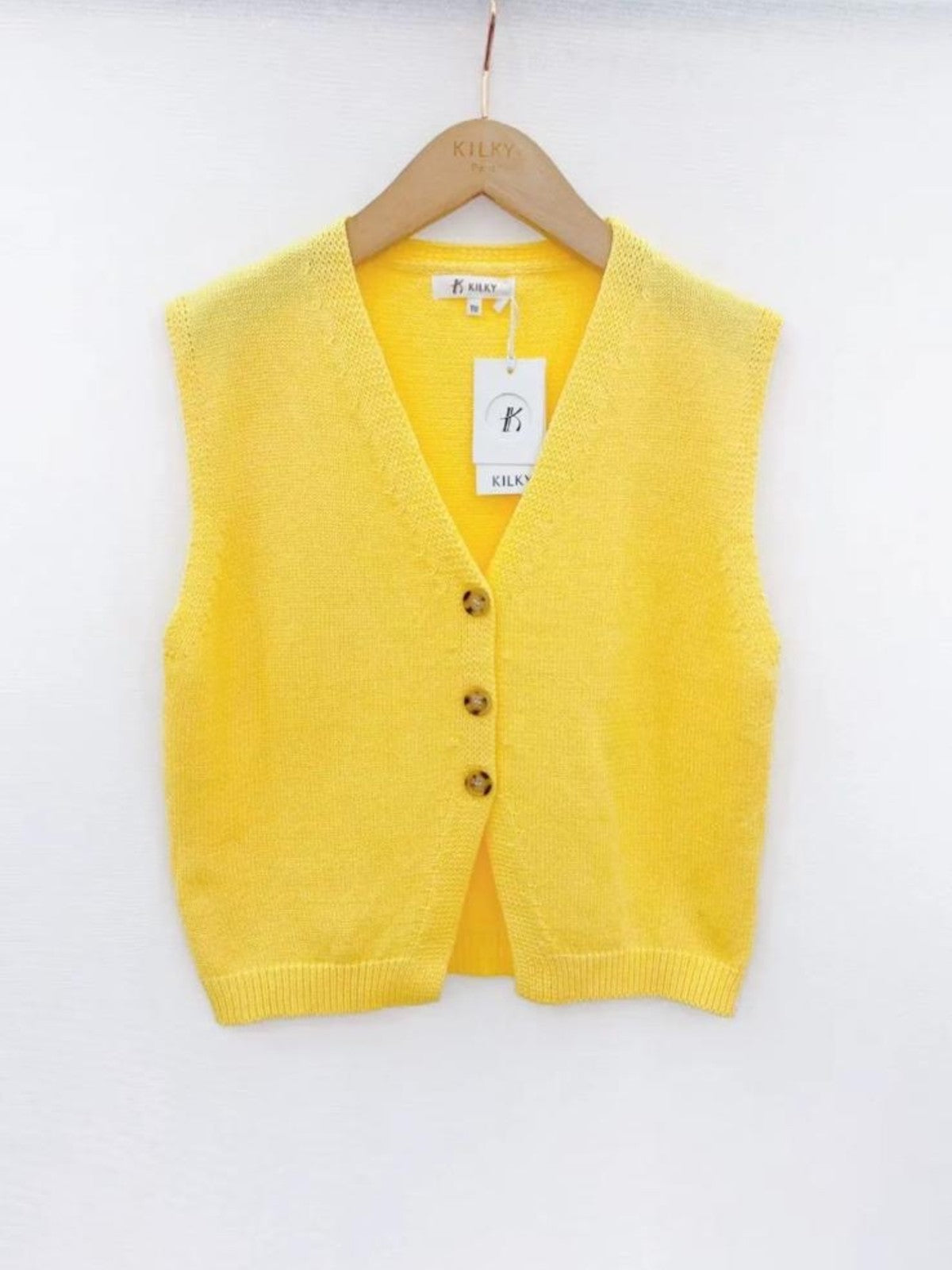 Tabbie Yellow Waistcoat