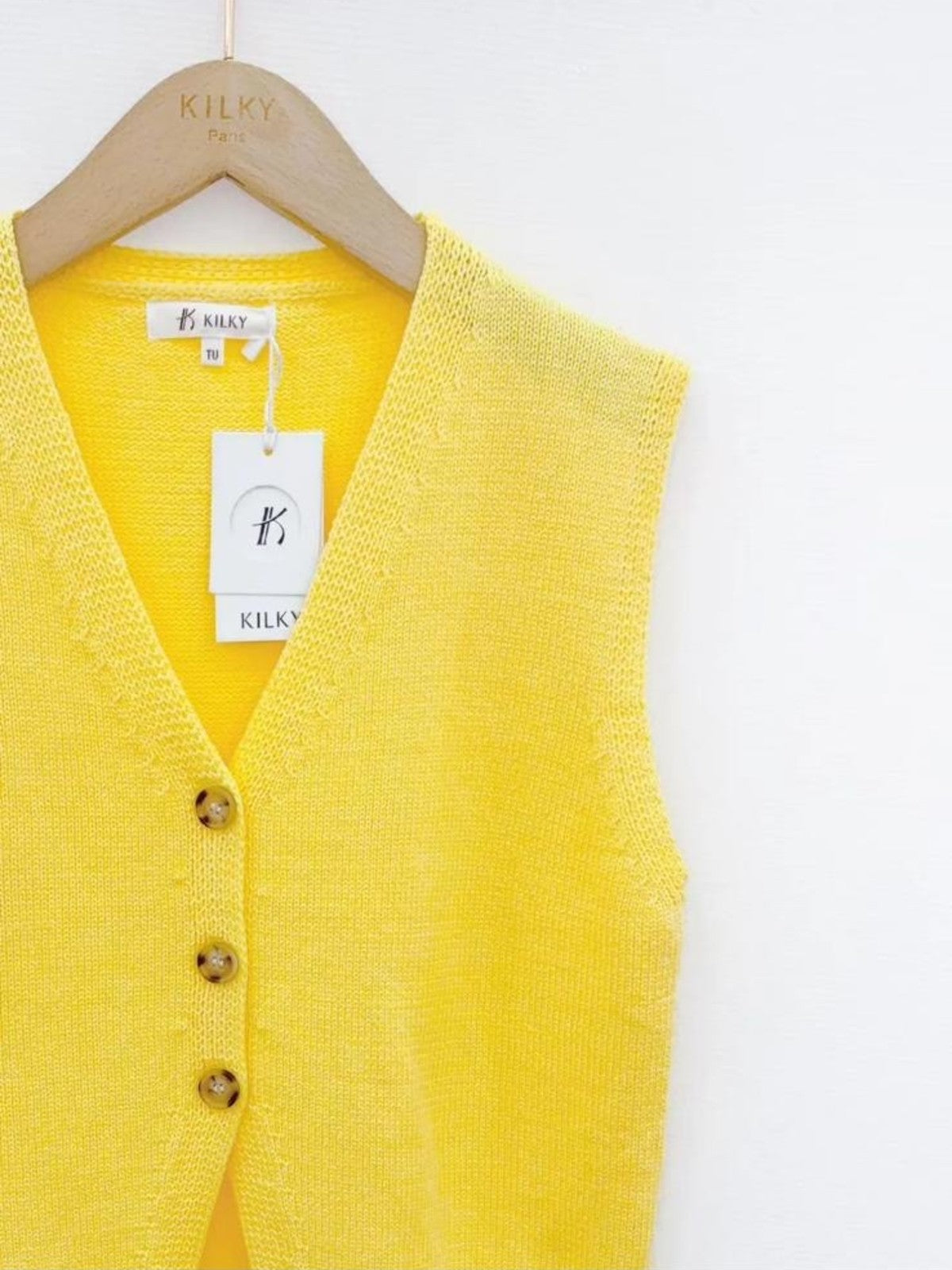 Tabbie Yellow Waistcoat