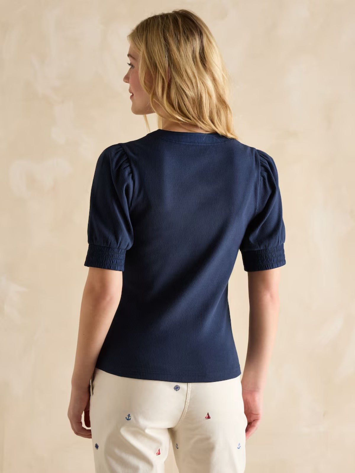 Tabitha Navy Top
