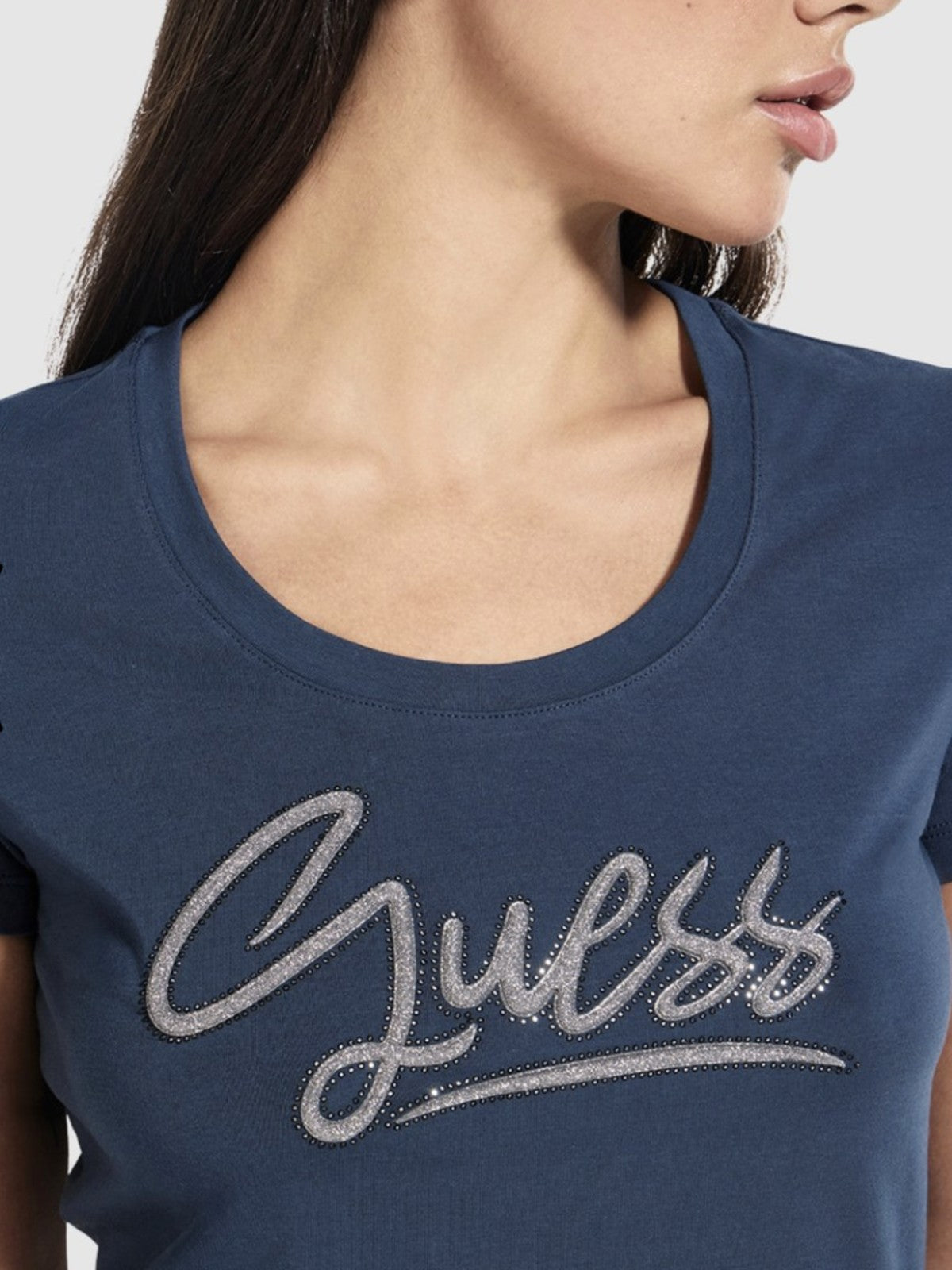 Rhinestone Teal T-Shirt