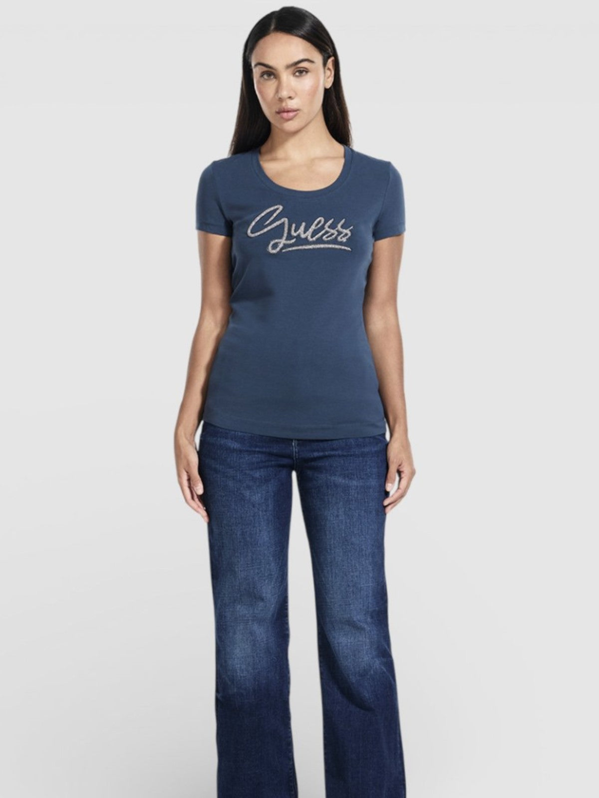 Rhinestone Teal T-Shirt