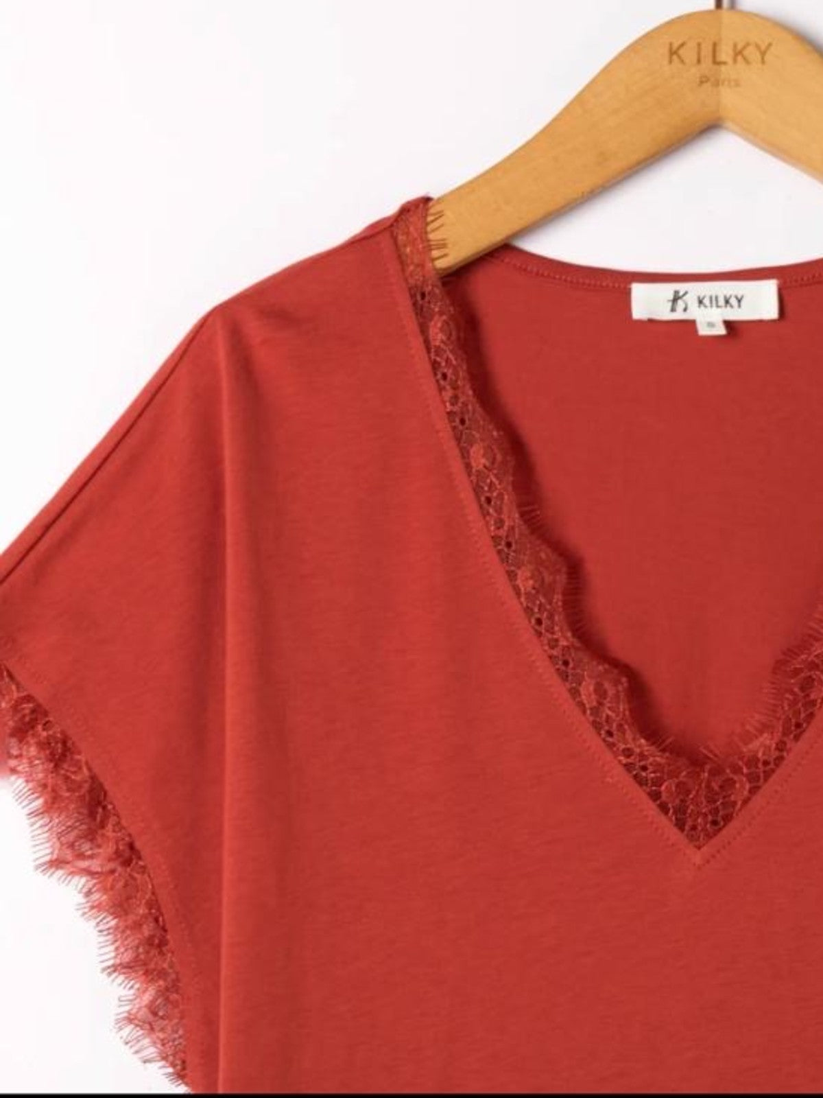 Sari Terracotta Tee