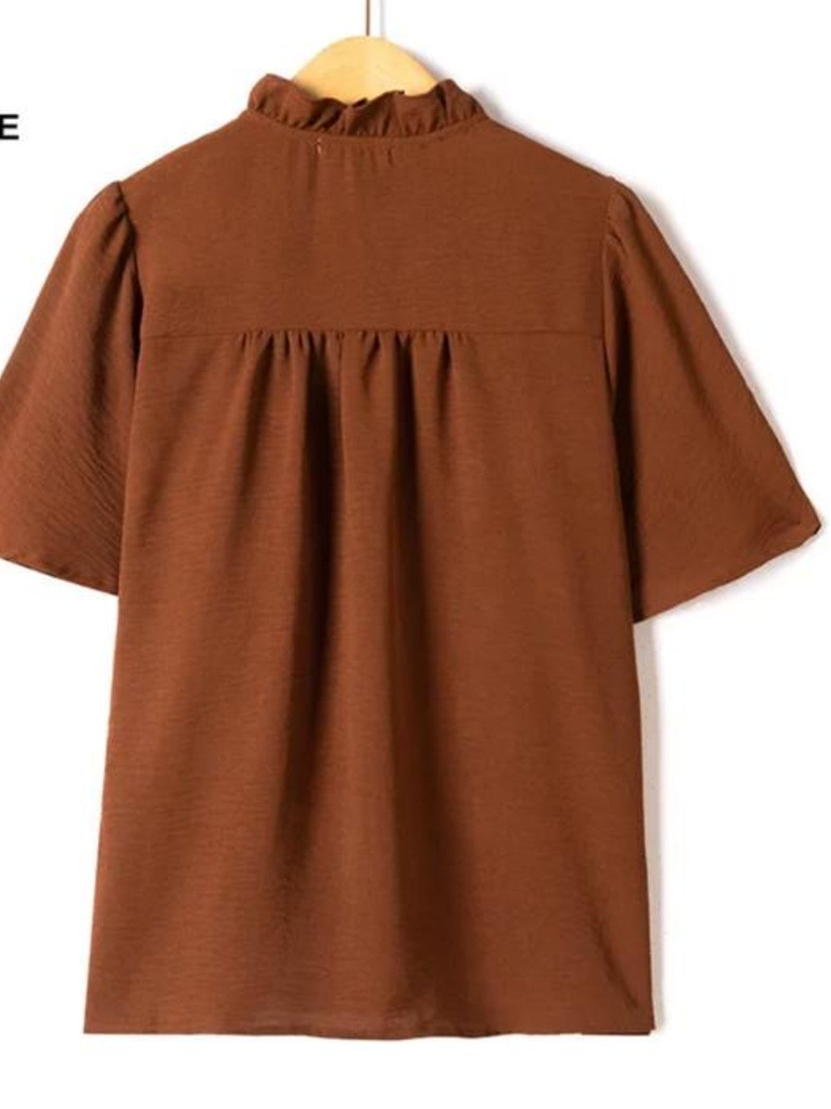 Tessa Chocolate Blouse