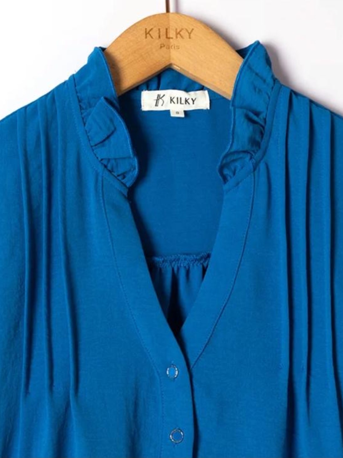 Tessa Blue Blouse