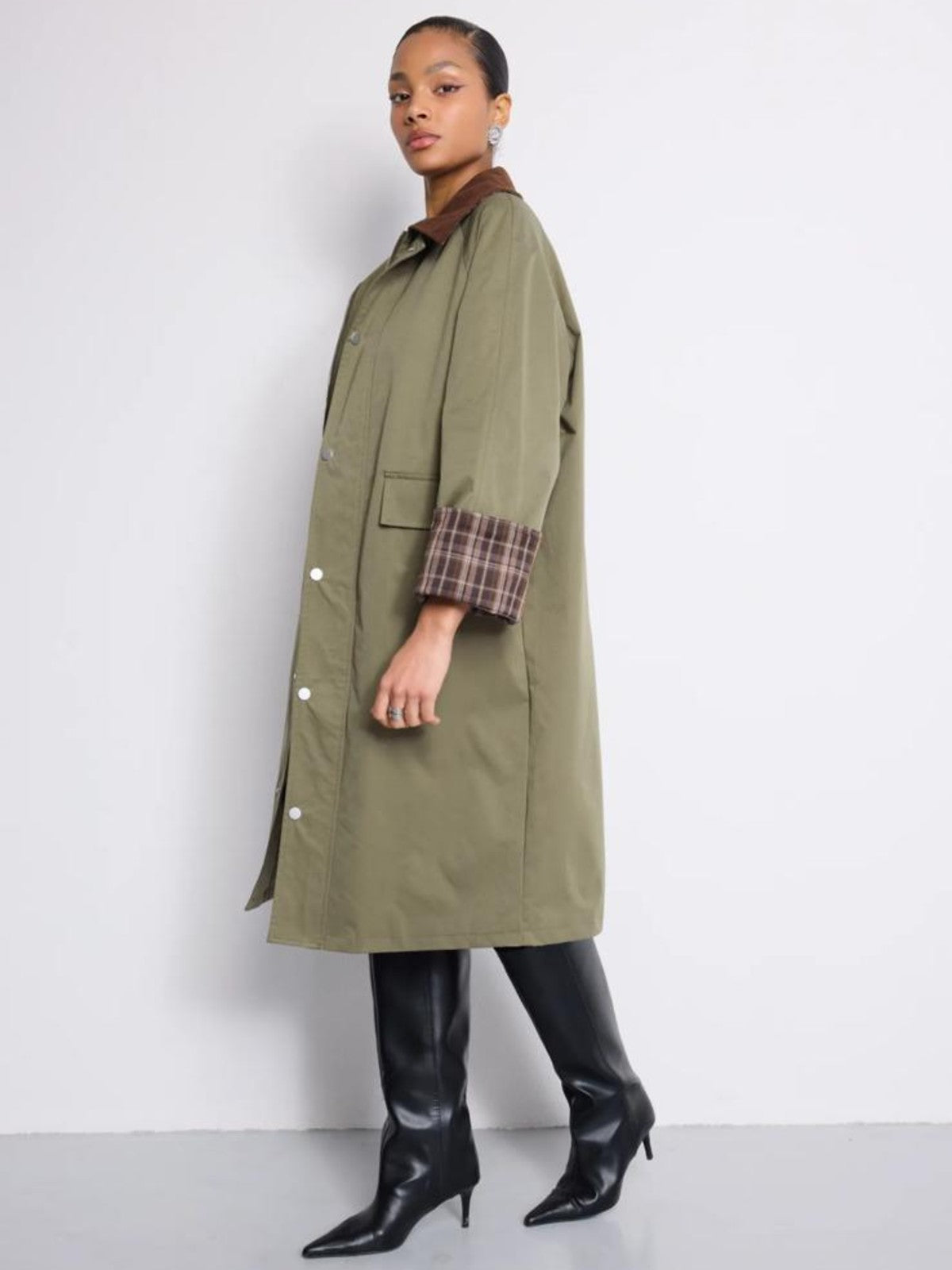 Nadia Khaki Coat