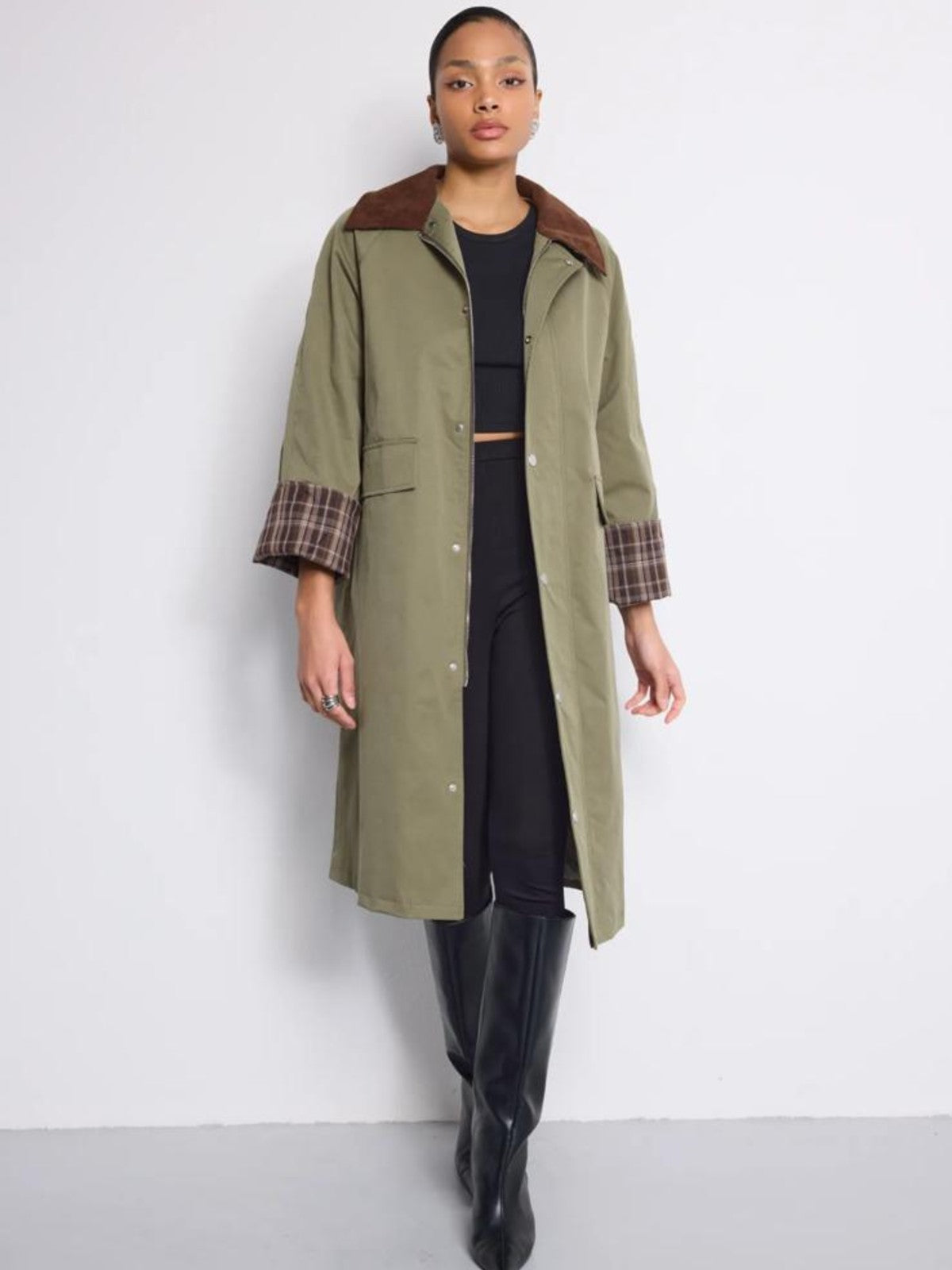 Nadia Khaki Coat