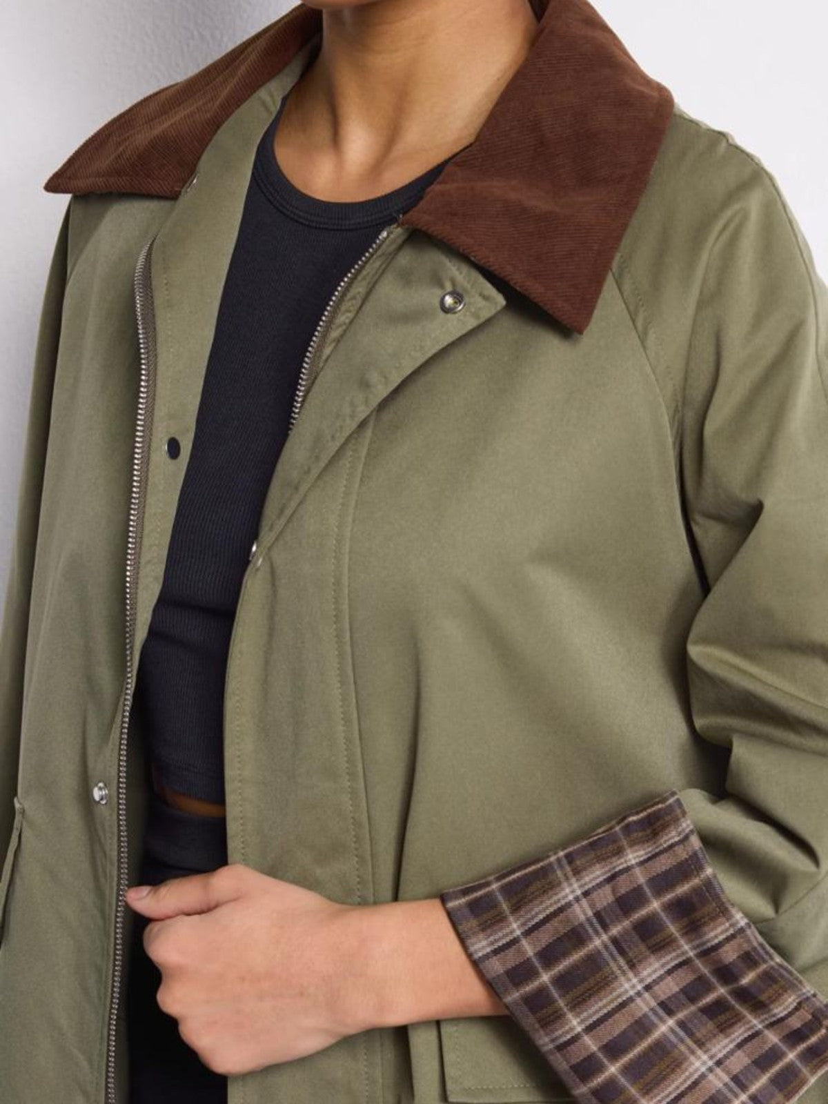 Nadia Khaki Coat
