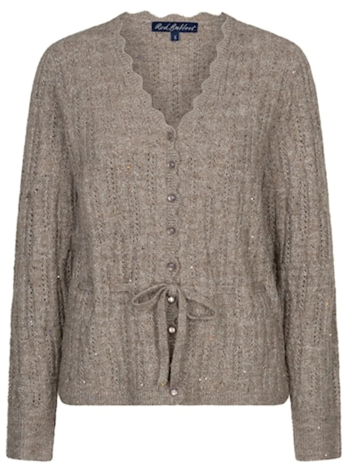 Ajour Truffle Cardigan
