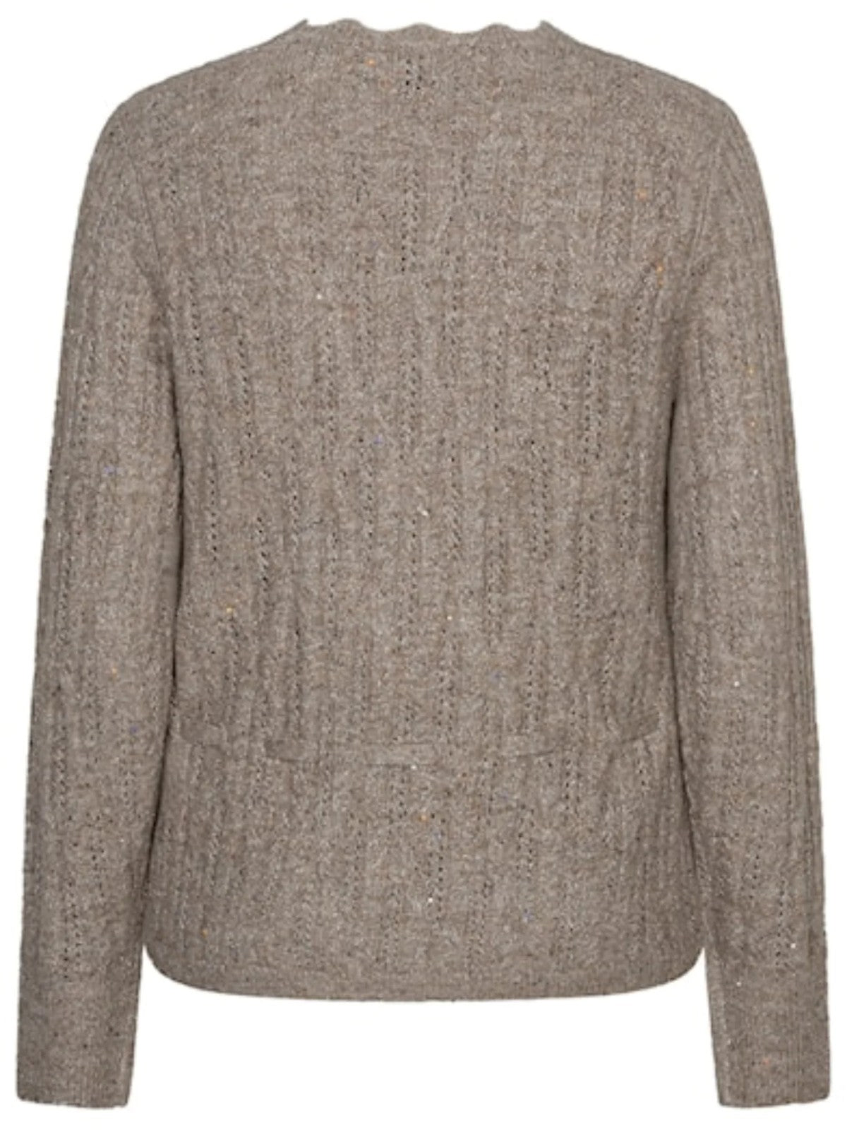 Ajour Truffle Cardigan