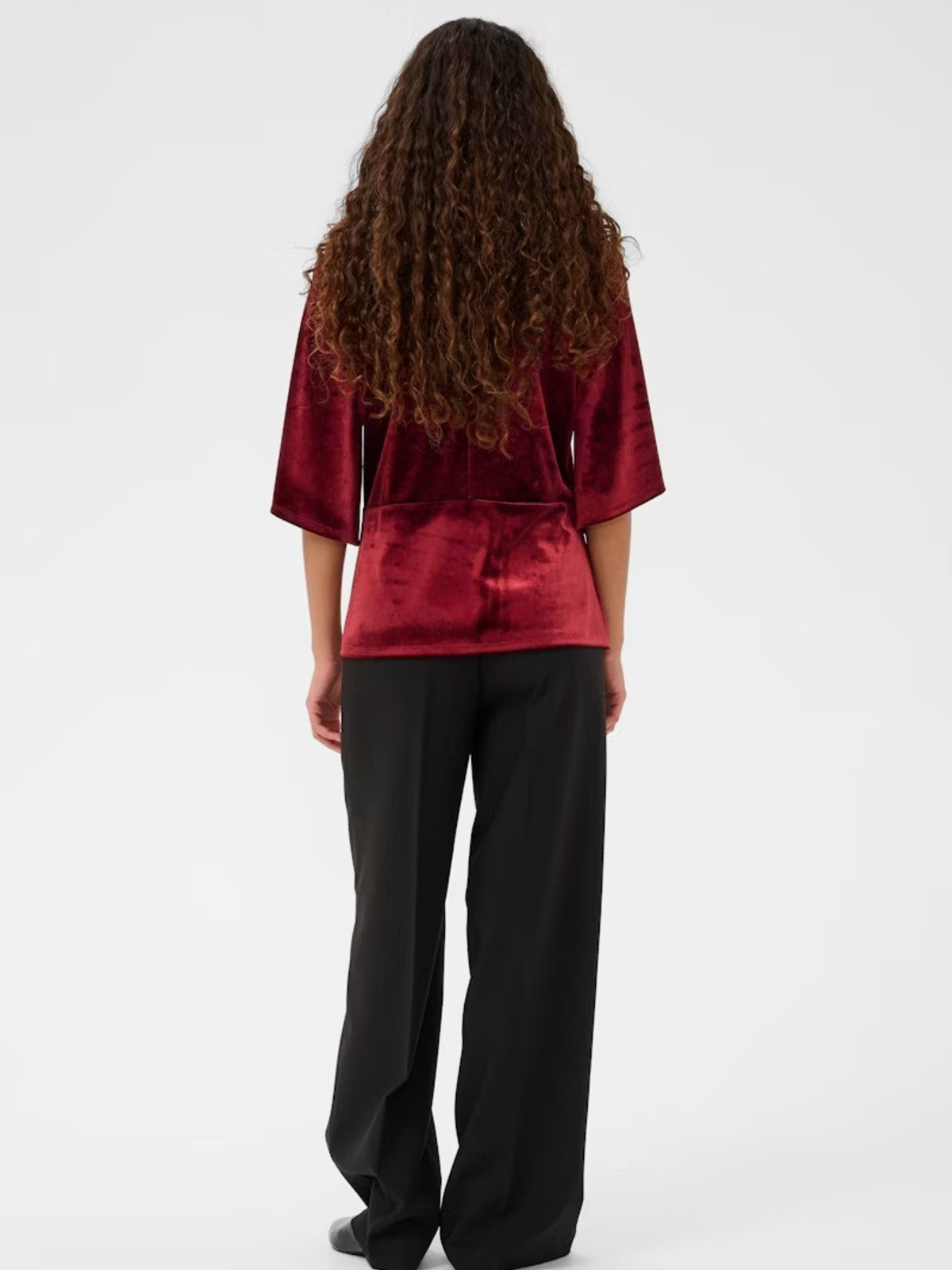 Velera Burgundy Blouse