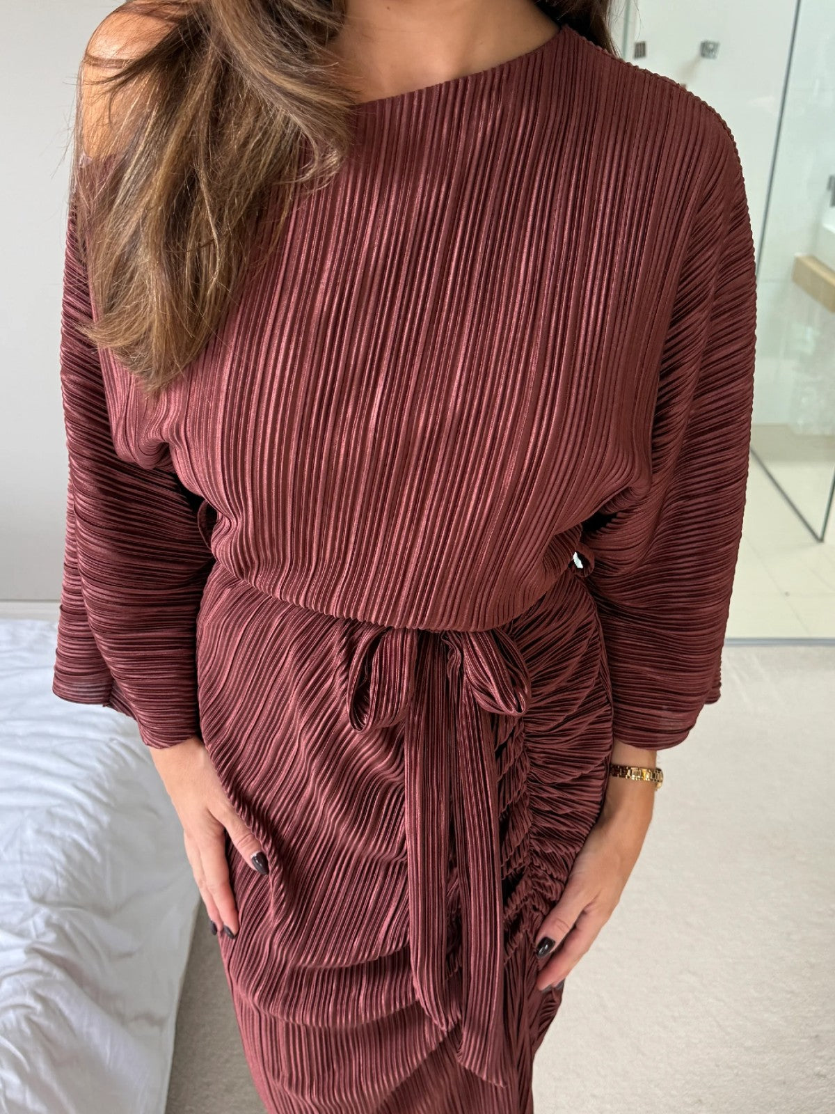 Vendy Brown Dress