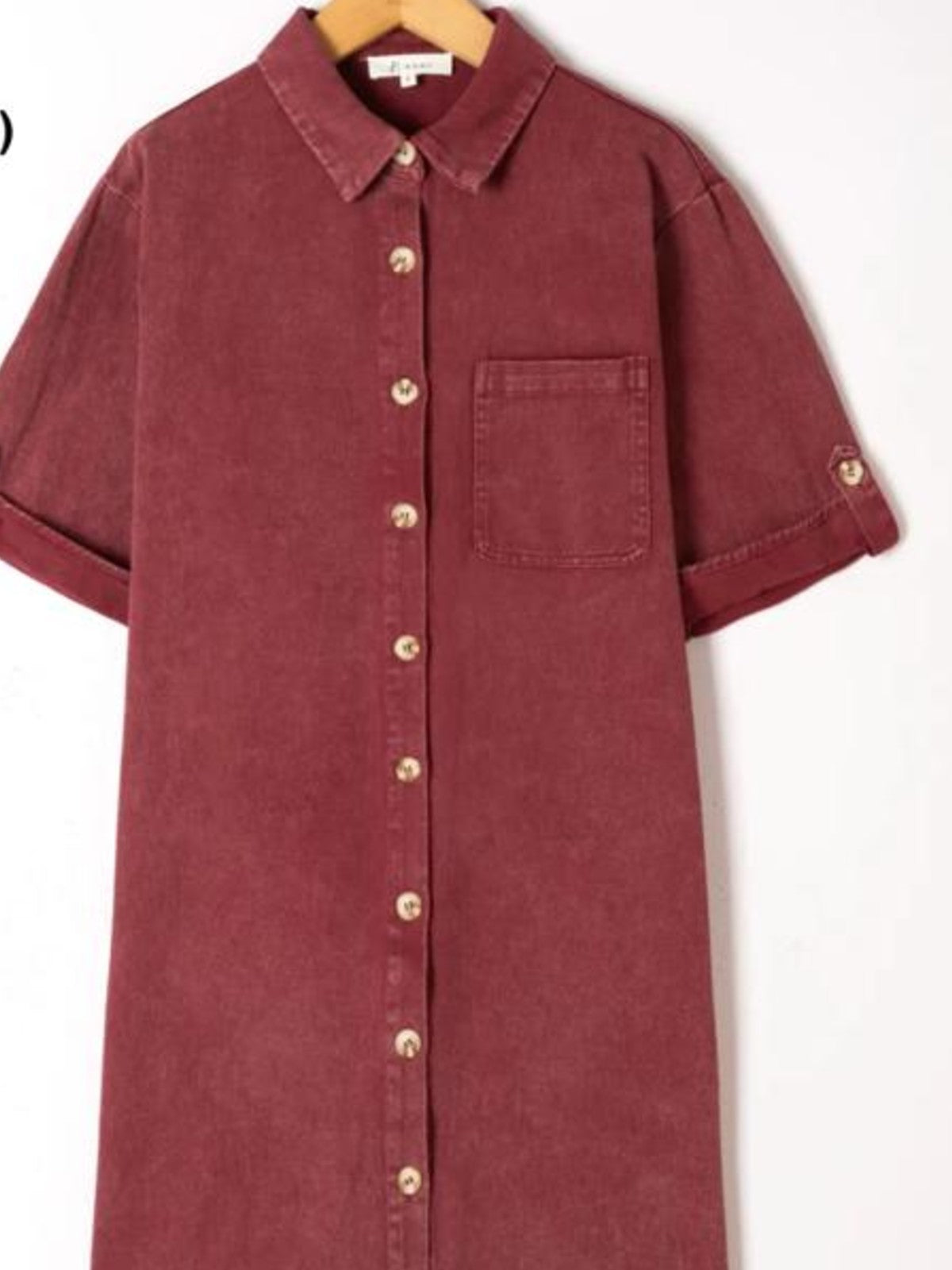 Vera Burgundy Dress