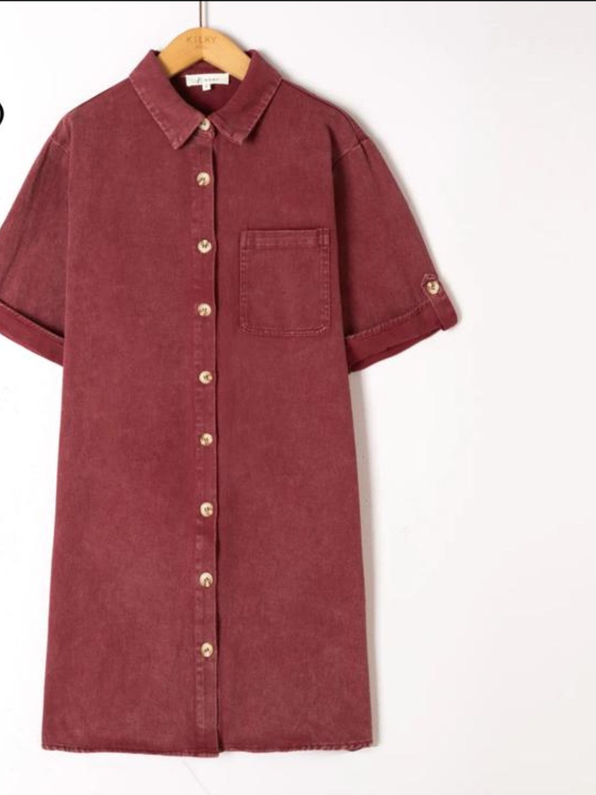 Vera Burgundy Dress